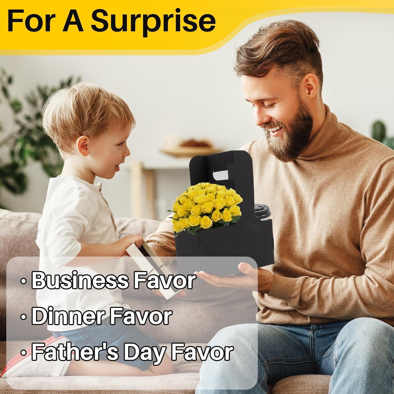 Portador de Bebidas de Papel desechable de 2 tazas con asa - 12 Piezas, Caddy portátil para bebidas, Logo Personalizado, resistente soporte para entregar bebidas calientes o frías, Proveedor.