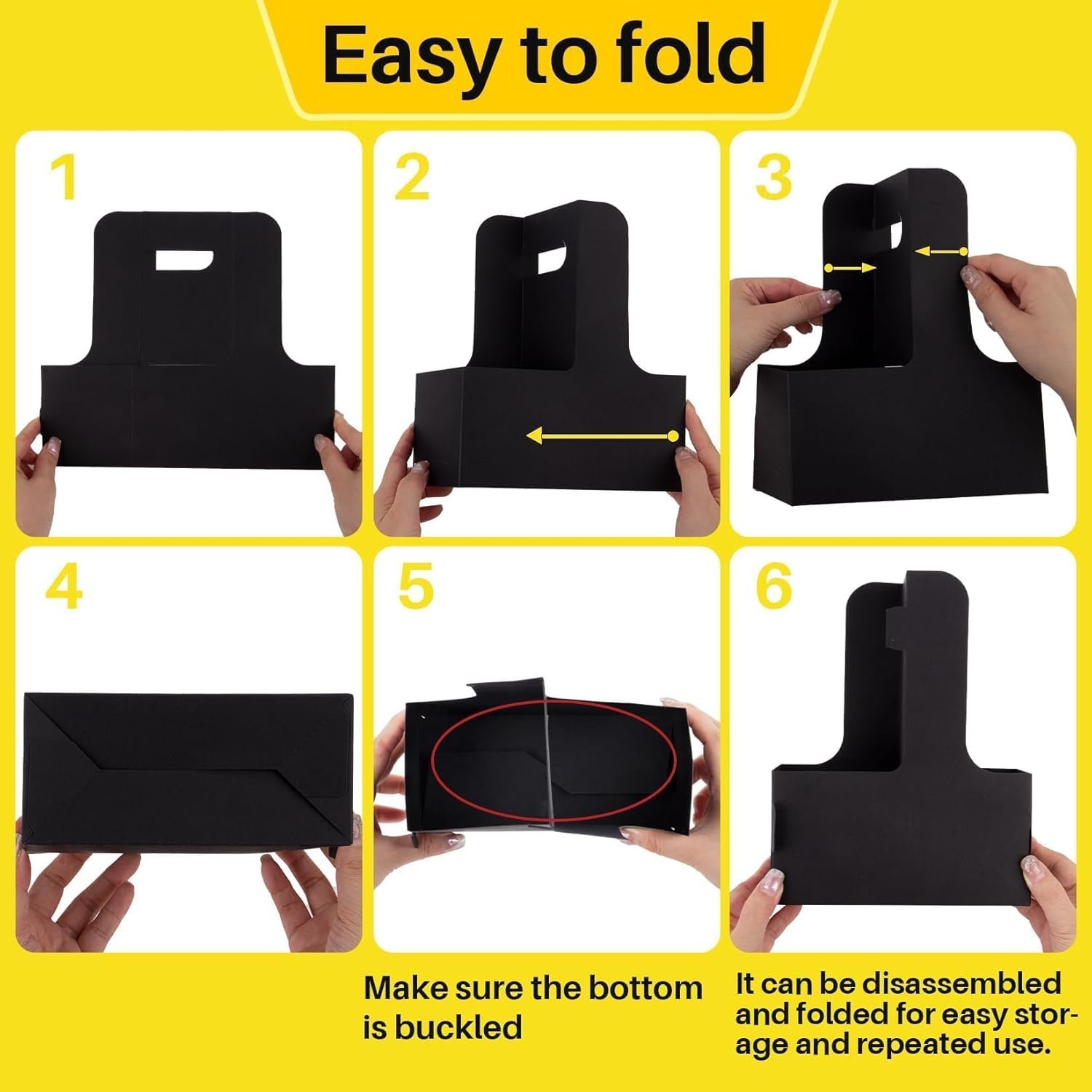 Portador de Bebidas de Papel desechable de 2 tazas con asa - 12 Piezas, Caddy portátil para bebidas, Logo Personalizado, resistente soporte para entregar bebidas calientes o frías, Proveedor.