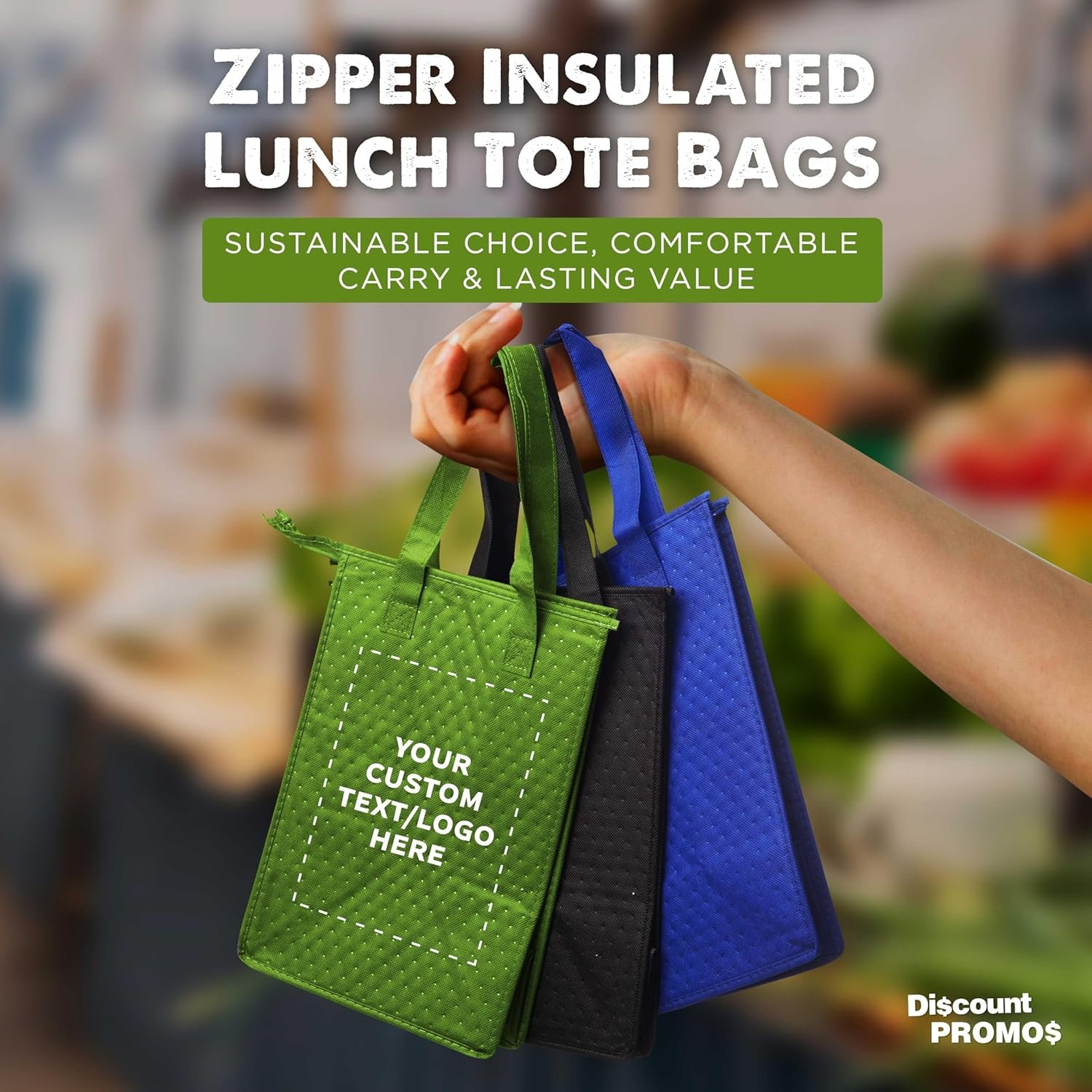 Logo Personalizado Mochilas Térmicas con Cierre, Set de 10/50/100, Pack Personalizado Ideal para Trabajo, Viajes y Eventos al Aire Libre - Fábrica de Bolsa en Color Verde Lima Logo Personalizado Mochilas Térmicas con Cierre, Set de 10/50/100, Pack Personalizado Ideal para Trabajo, Viajes y Eventos al Aire Libre - Fábrica de Bolsa en Color Verde Lima