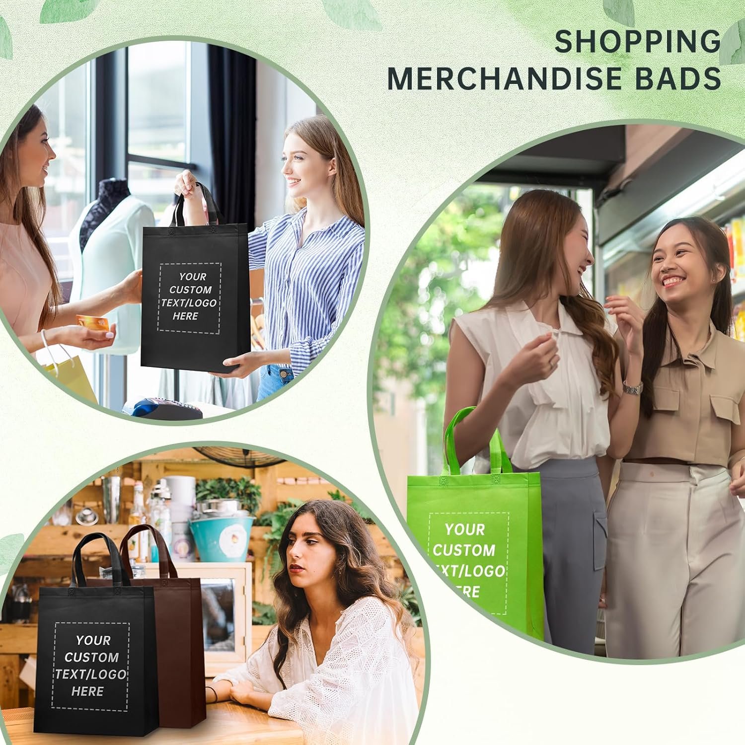 Bolsas Tote Personalizadas con Logo - 100 Ideales para Actividades Comerciales, Compras y Eventos Corporativos, Proveedor de Alta Calidad