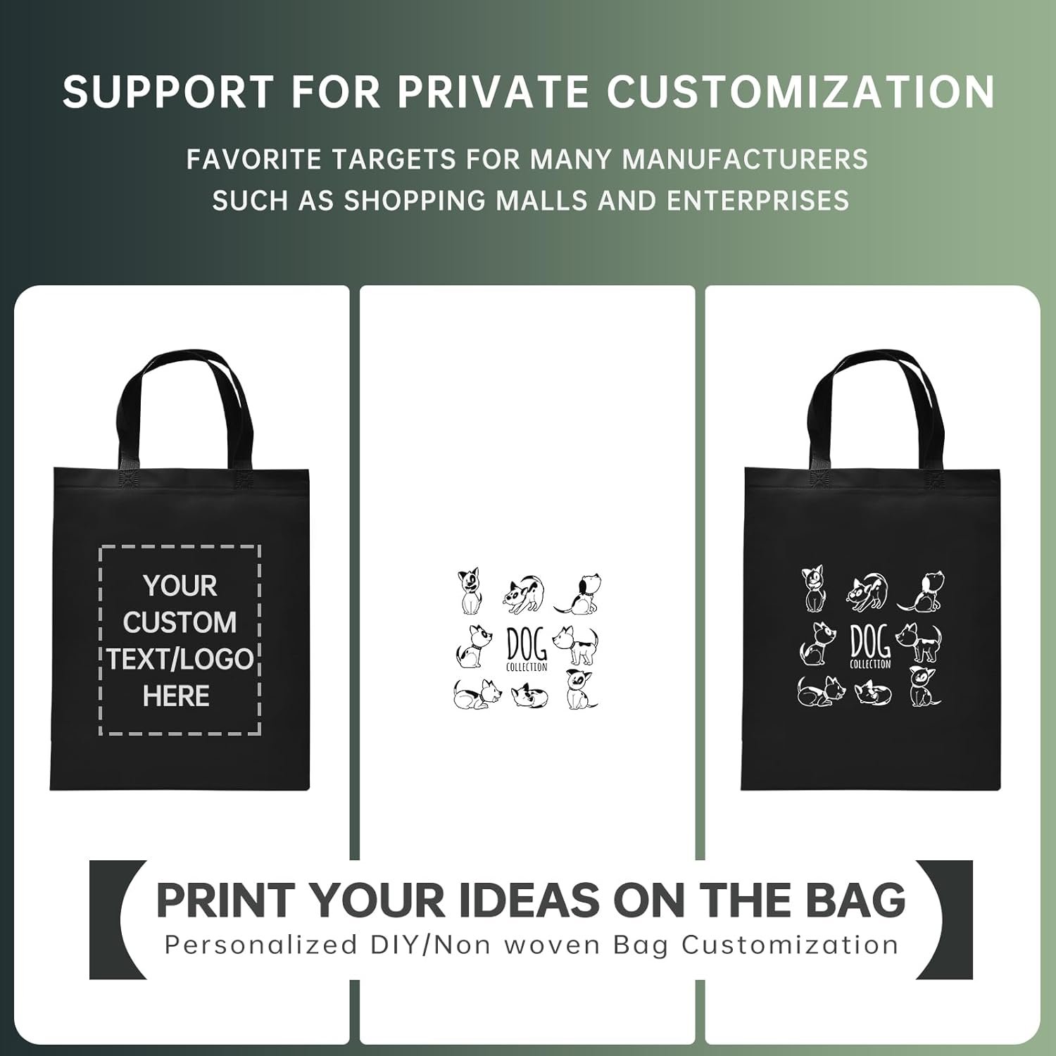Bolsas Tote Personalizadas con Logo - 100 Ideales para Actividades Comerciales, Compras y Eventos Corporativos, Proveedor de Alta Calidad