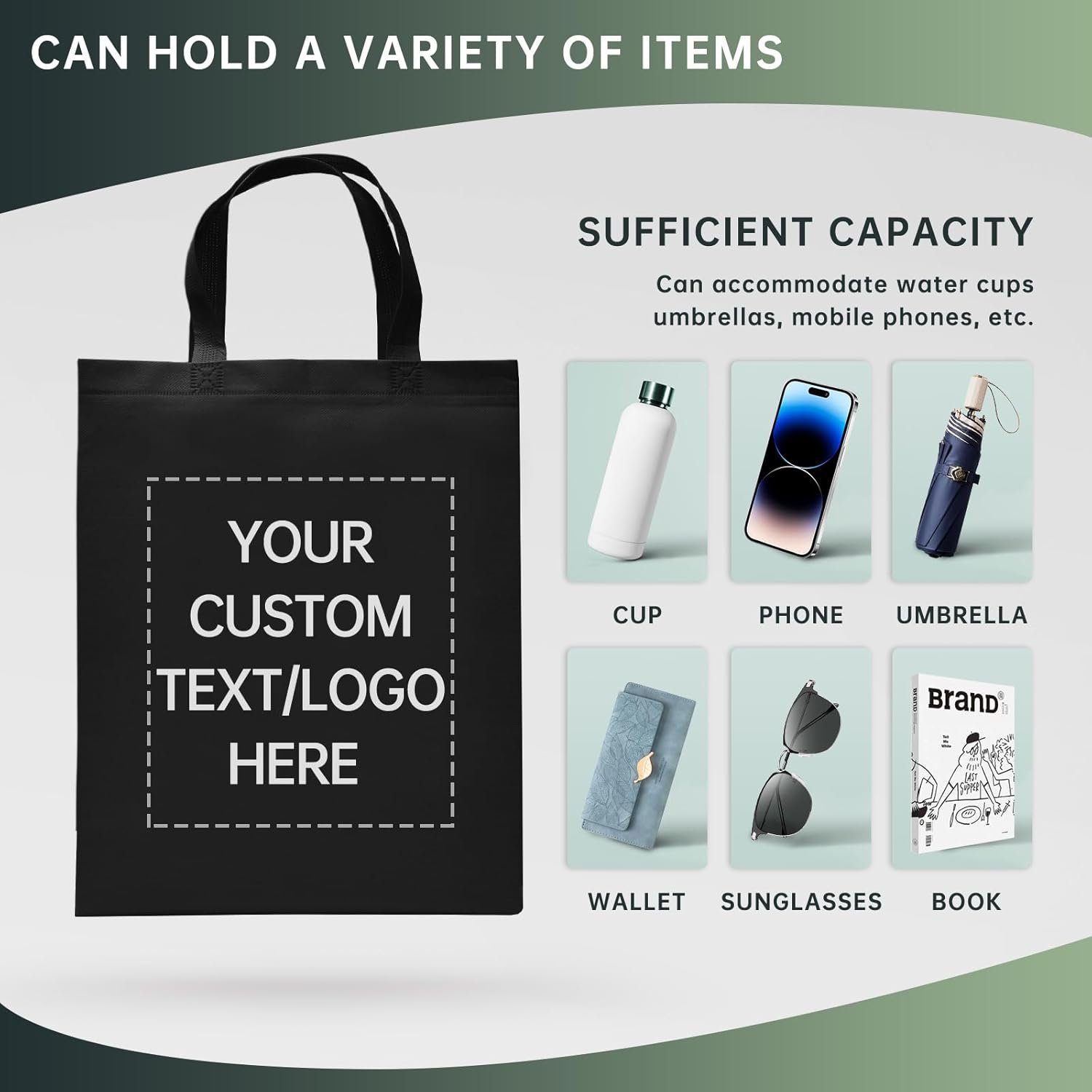 Bolsas Tote Personalizadas con Logo - 100 Ideales para Actividades Comerciales, Compras y Eventos Corporativos, Proveedor de Alta Calidad