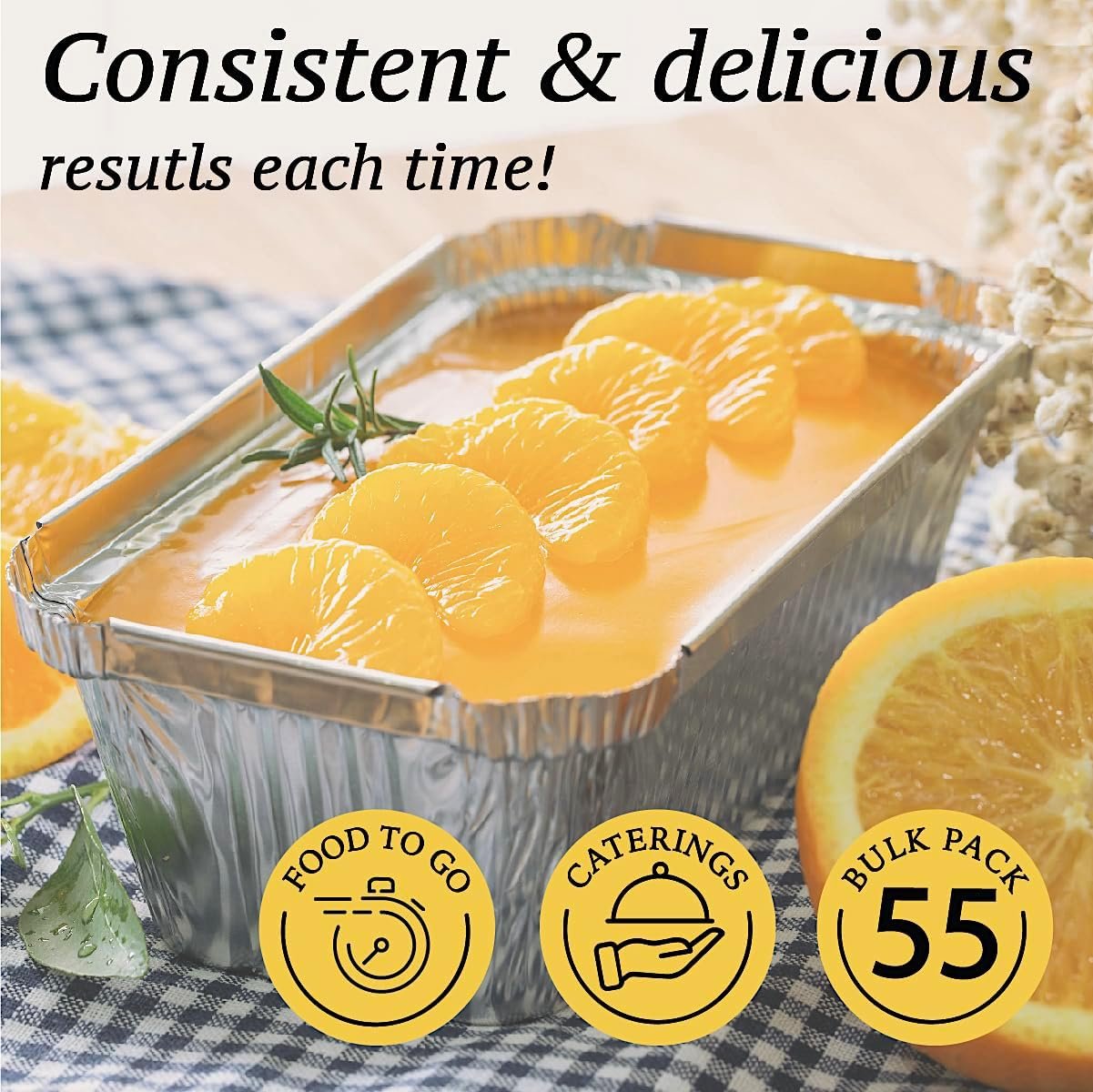 Logo Personalizado para bandejas de pan de aluminio desechables de 1.5 lb con tapa, ideal para pastelería y lunch, empaques de un solo uso, Fábrica de recipientes de aluminio, tamaño 7.8 x 4.3 x 2 pulgadas, Marca Blanca.