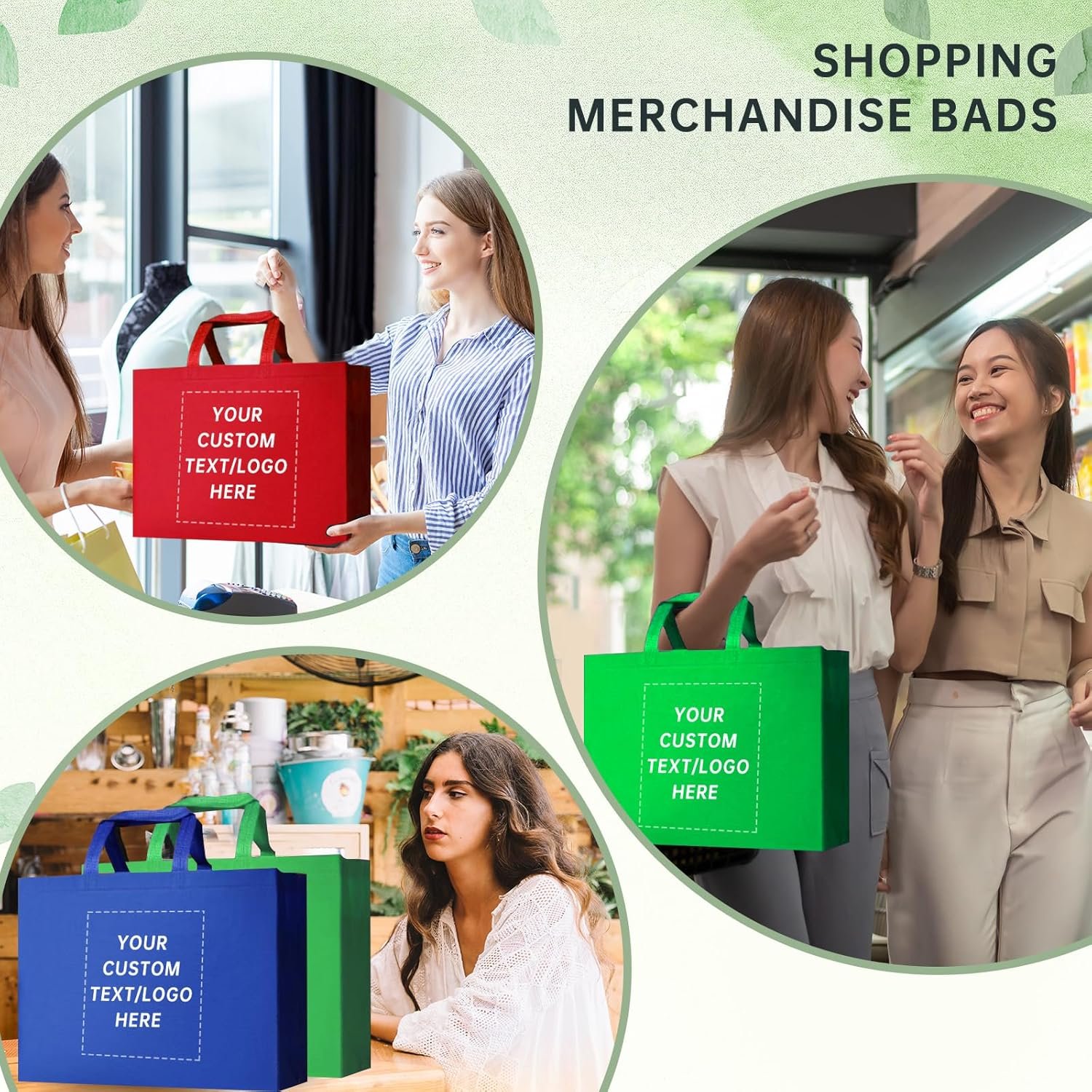 Bolsas de Compras Reutilizables con Logo Personalizado, ideales para promociones empresariales y publicidad comercial, fabricadas por un Proveedor de calidad. Bolsas de Compras Reutilizables con Logo Personalizado, ideales para promociones empresariales y publicidad comercial, fabricadas por un Proveedor de calidad.