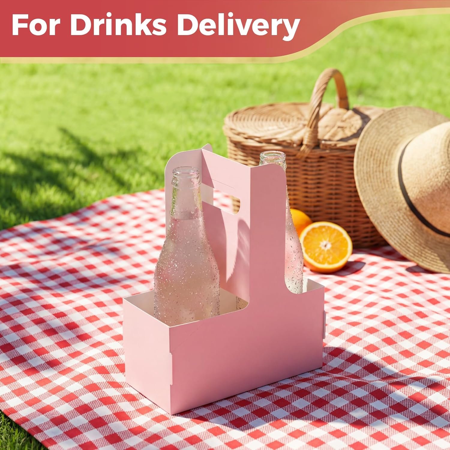 Portador de Bebidas de Cartón Descartable de 2 Tazas con Mango - 12 Piezas, Soporte de Café Portátil, Caddy para Bebidas Plegable Ideal para Entrega de Comida, Personaliza con Logo, Fábrica de Accesorios para Bebidas Calientes y Frías. Portador de Bebidas de Cartón Descartable de 2 Tazas con Mango - 12 Piezas, Soporte de Café Portátil, Caddy para Bebidas Plegable Ideal para Entrega de Comida, Personaliza con Logo, Fábrica de Accesorios para Bebidas Calientes y Frías.