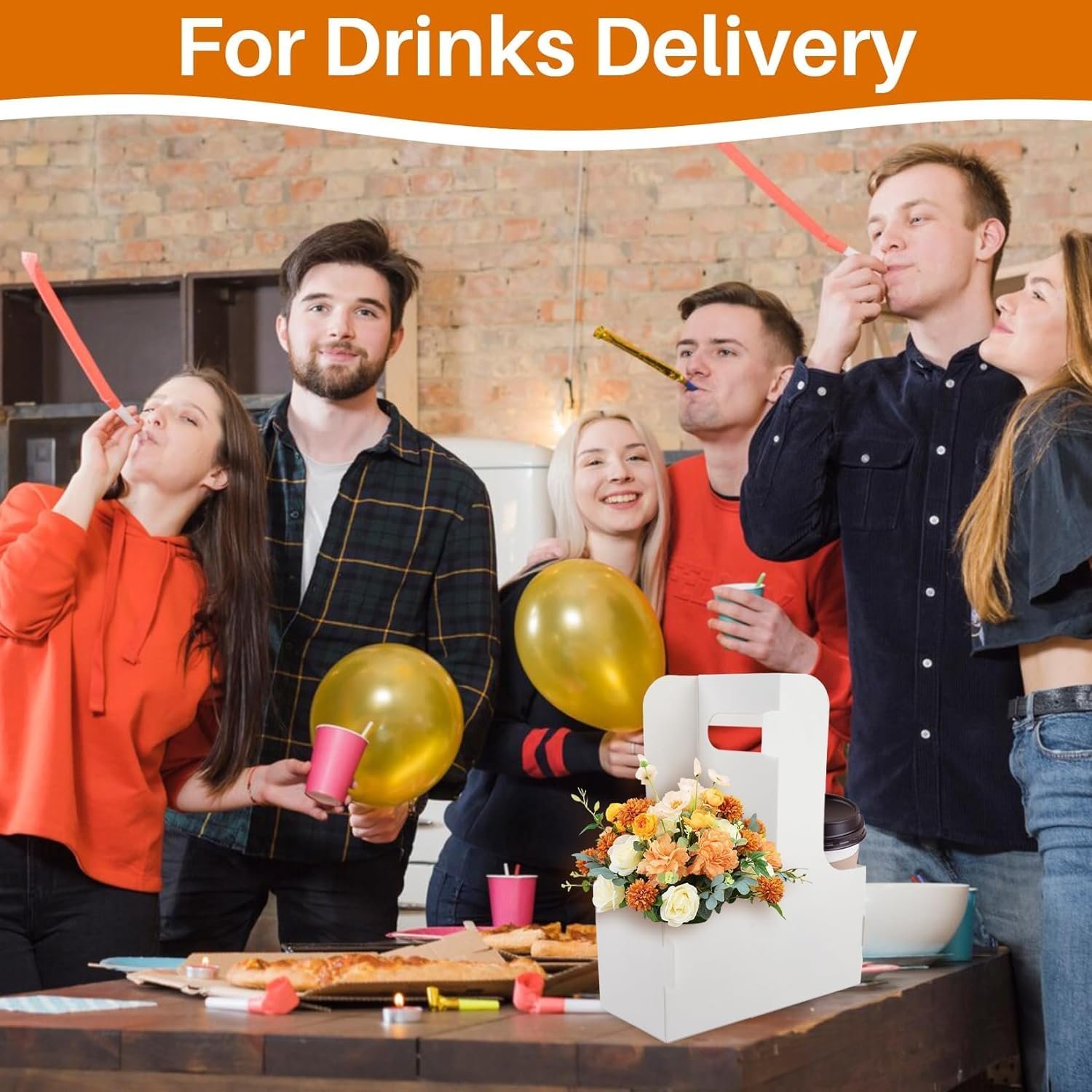 Logo Personalizado Soporte de Bebidas Descartable para 2 Tazas con Asas - 12 Piezas Porta Tazas de Papel Cartón para Delivery de Alimentos de Bebidas Frías/Calientes, Fabricante de Accesorios de Transporte de Bebidas. Logo Personalizado Soporte de Bebidas Descartable para 2 Tazas con Asas - 12 Piezas Porta Tazas de Papel Cartón para Delivery de Alimentos de Bebidas Frías/Calientes, Fabricante de Accesorios de Transporte de Bebidas.