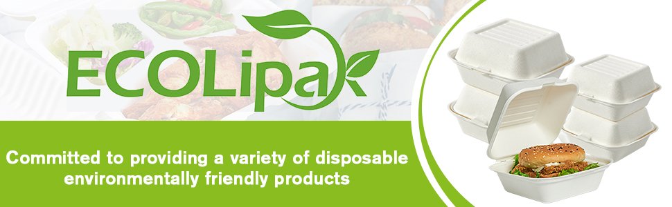 Logo Personalizado Contenedores de Comida desechables 100% compostables Clamshell 200 Pack, cajas para ensaladas, pasteles y sándwiches de 6 * 6 pulgadas, Proveedor de soluciones sostenibles. Logo Personalizado Contenedores de Comida desechables 100% compostables Clamshell 200 Pack, cajas para ensaladas, pasteles y sándwiches de 6 * 6 pulgadas, Proveedor de soluciones sostenibles.