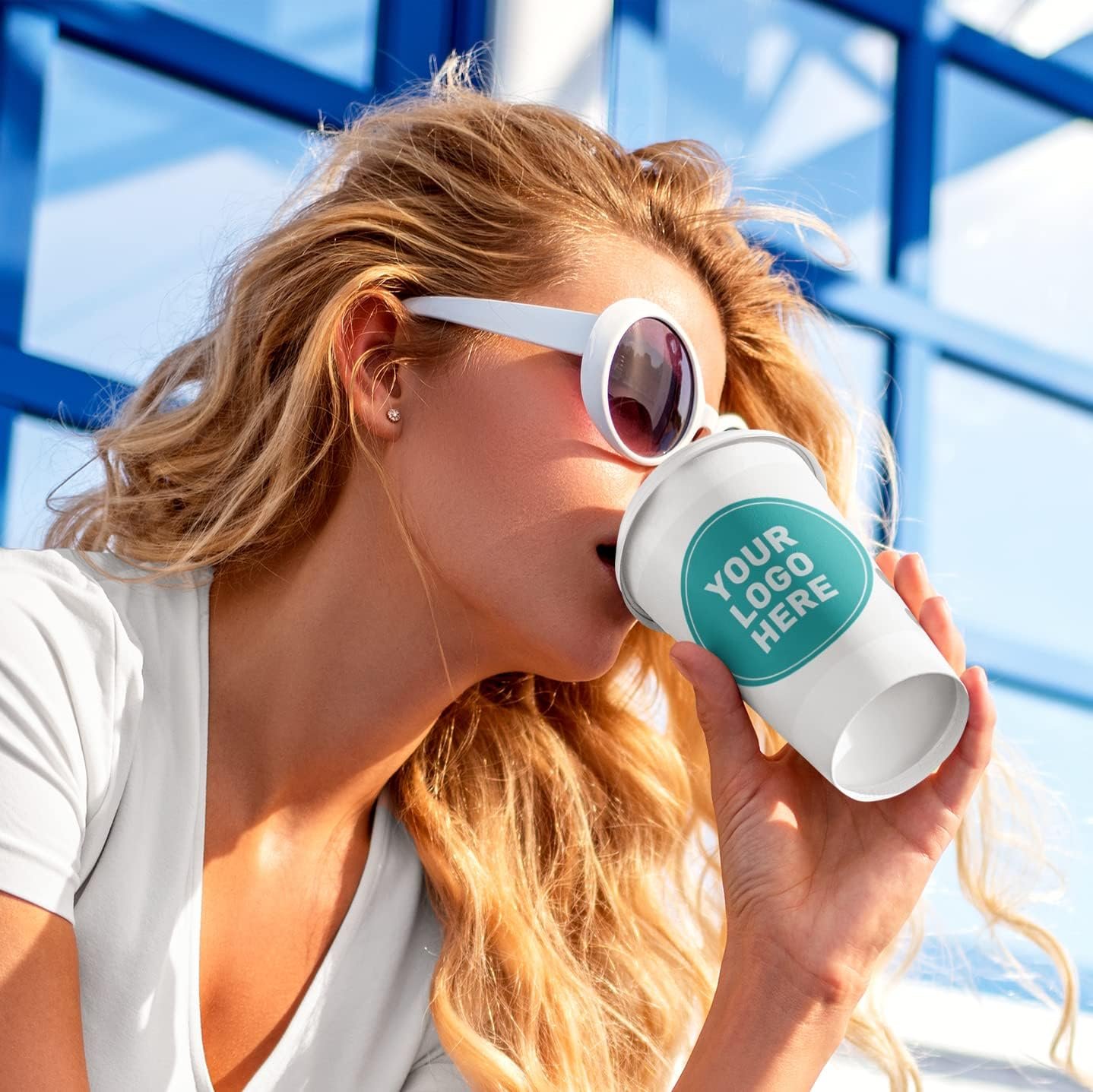 Tazas con Logo Personalizado – Vasos de papel personalizados para bebidas calientes y frías – Tazas para tiendas, oficinas y negocios – Tazas personalizadas y resistentes con logotipo (50 unidades de 12oz) de Proveedor.