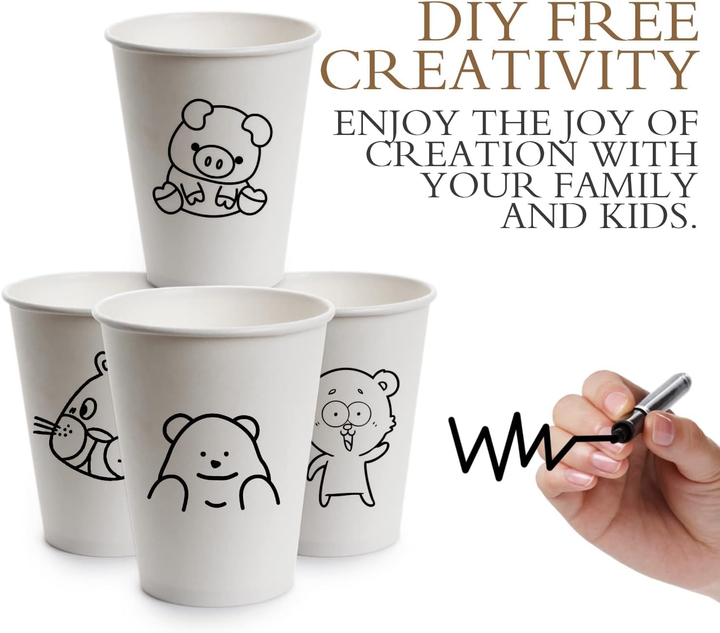 Tazas de papel desechables gruesas de 12 oz para café caliente con tapa y manguito, Logo Personalizado, ideales para café para llevar, chocolate caliente y suministros de cafetería, Fabricante.