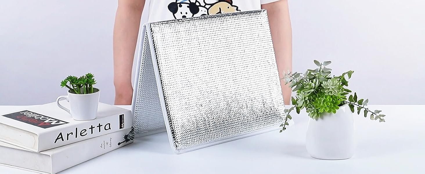 Logo Personalizado Bolsa Térmica de Entrega de Alimentos Reutilizable, Ideal para Catering y Eventos, Con Capacidad Grande para Mantener la Comida Caliente o Fría, Marca Blanca para Empresas, Proveedor de Soluciones Efectivas (Negra con Ribete Rojo, 1PK)