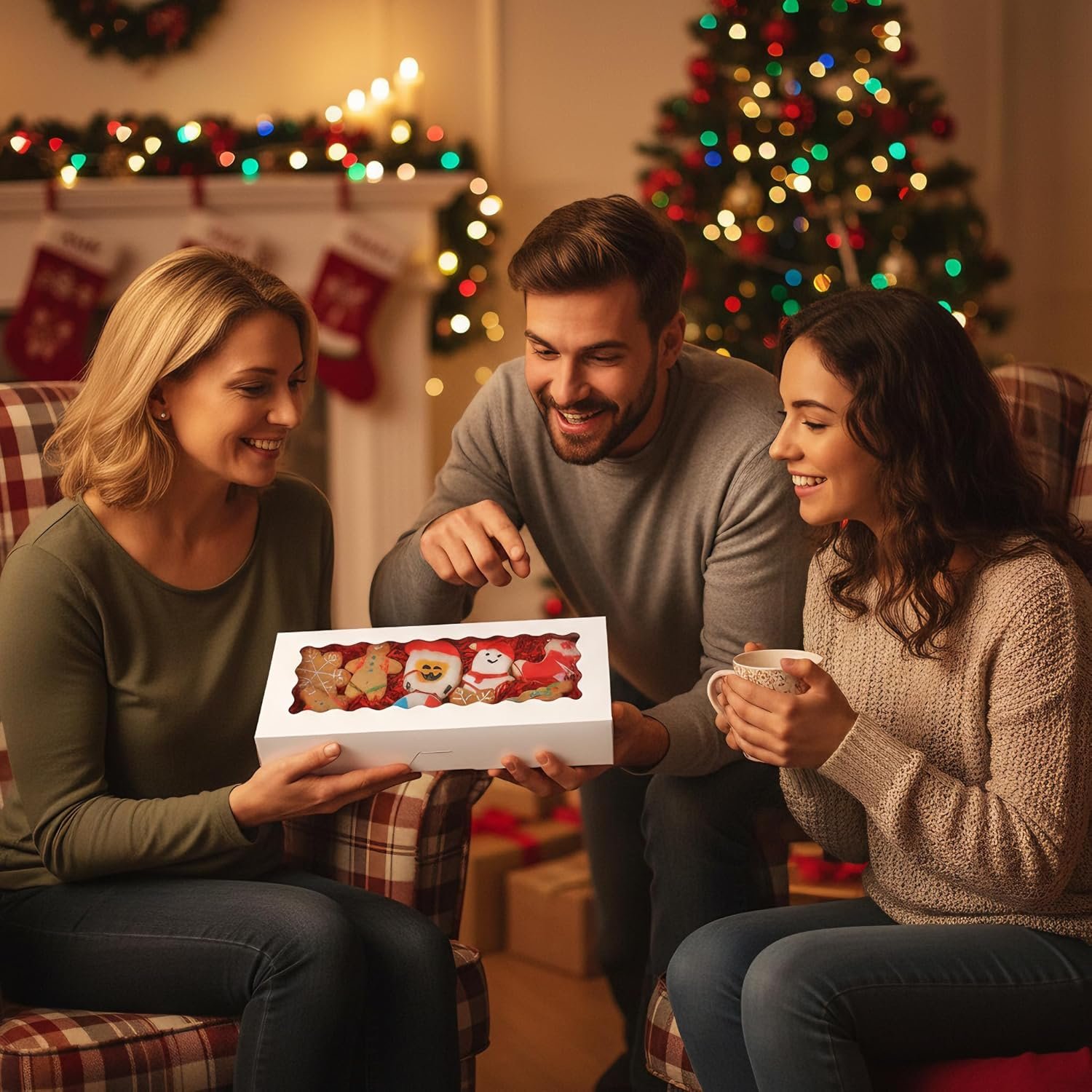 Logo Personalizado Cajas de Galletas 30-Pack 12.5