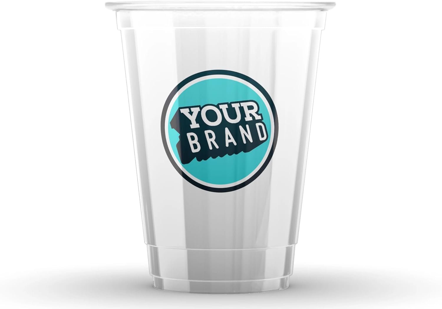 Copa de Bebida Fría de Plástico PET de 16 oz con Logo Personalizado (100-1,000 Qty) para Marca Blanca de Proveedor