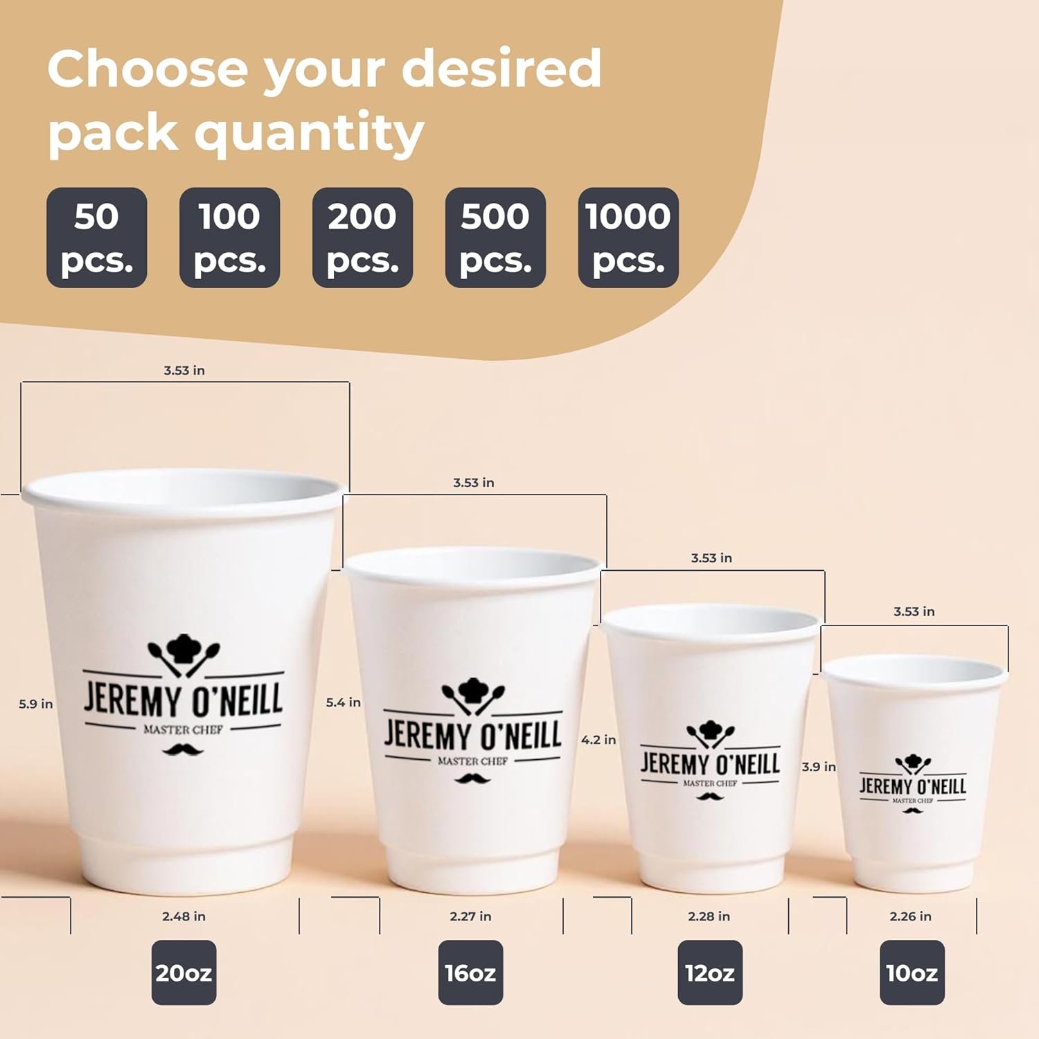 Tazas de papel desechables personalizadas de 10 oz, paquete de 50, ideales para eventos festivos, con su Logo Personalizado, dobles paredes y a prueba de fugas, perfectas para bebidas calientes y frías, fabricadas por un Proveedor confiable. Tazas de papel desechables personalizadas de 10 oz, paquete de 50, ideales para eventos festivos, con su Logo Personalizado, dobles paredes y a prueba de fugas, perfectas para bebidas calientes y frías, fabricadas por un Proveedor confiable.
