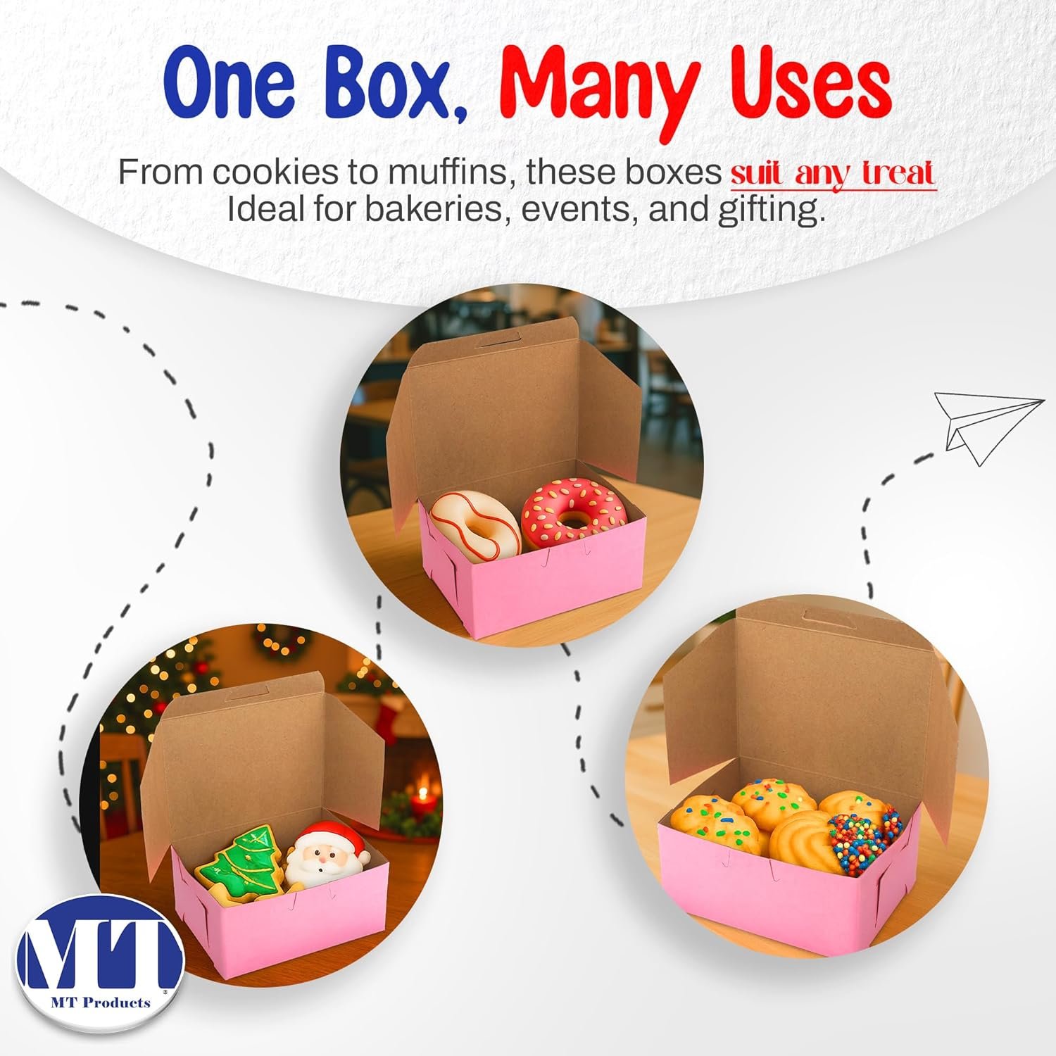 Cajas de Cupcake Personalizadas de 6