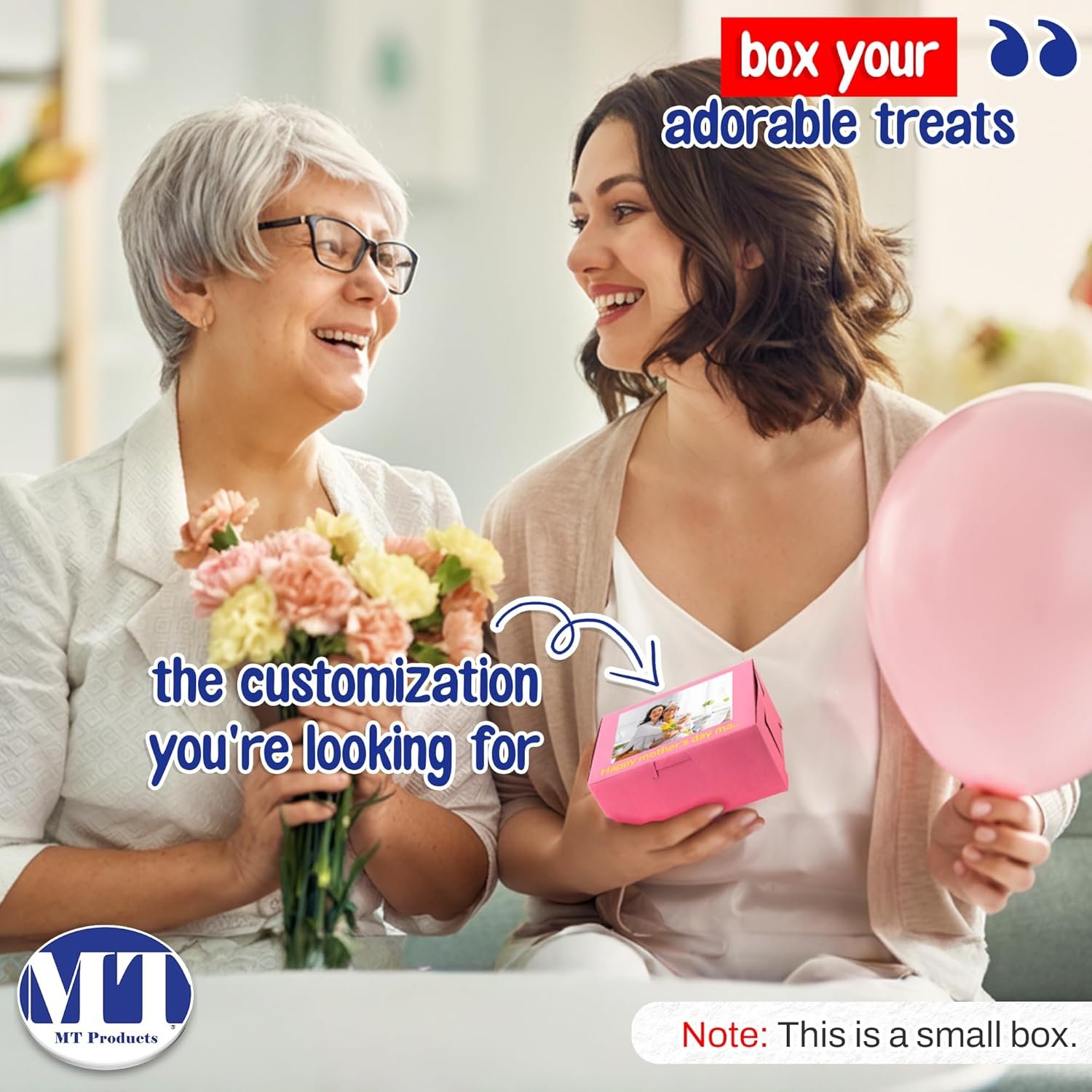 Cajas de Cupcake Personalizadas de 6