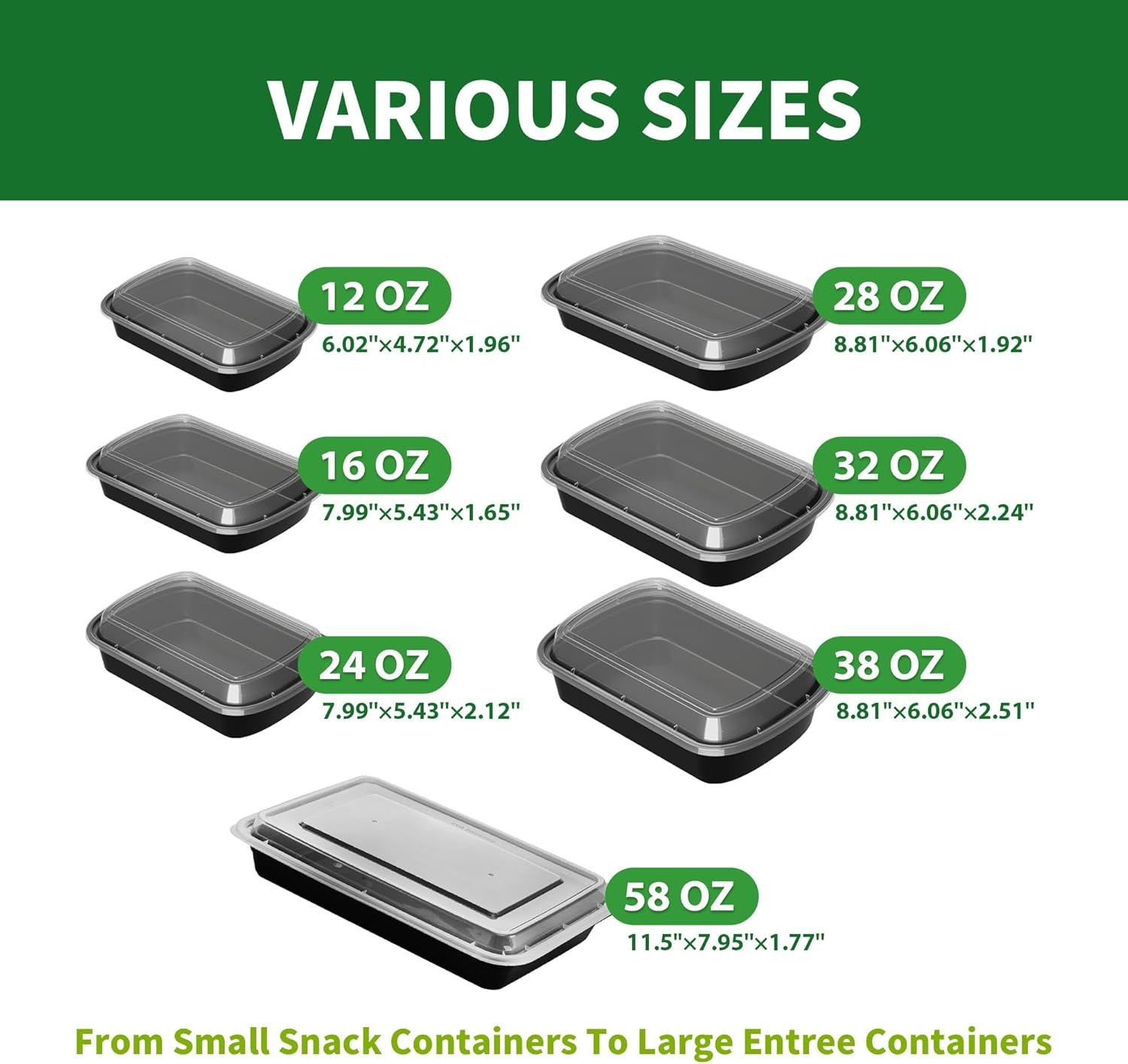 Contenedores de comida desechables 50 Pack 12oz, aptos para microondas y lavavajillas, con tapa a prueba de fugas, cajas de almuerzo reutilizables, logo personalizado, marca blanca de fábrica, libres de BPA y seguros para el congelador. Contenedores de comida desechables 50 Pack 12oz, aptos para microondas y lavavajillas, con tapa a prueba de fugas, cajas de almuerzo reutilizables, logo personalizado, marca blanca de fábrica, libres de BPA y seguros para el congelador.