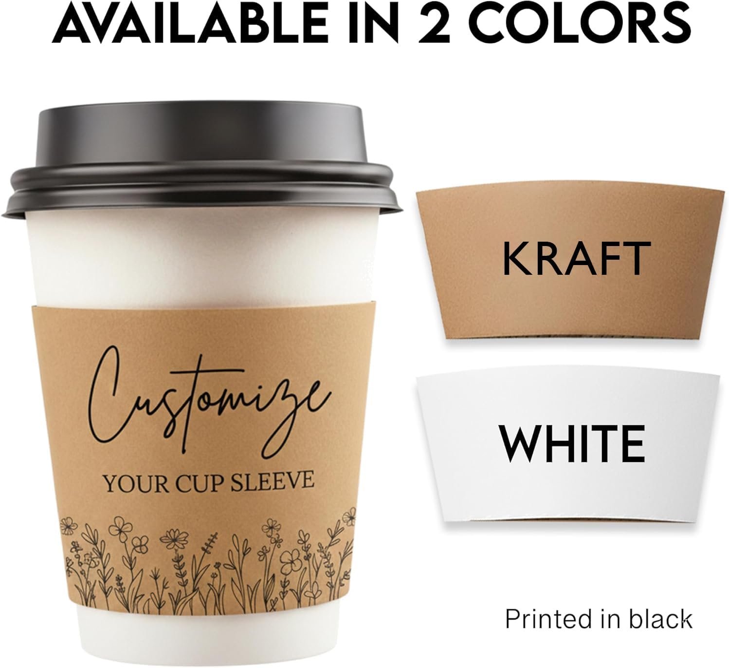 Logo Personalizado de mangas de café desechables kraft blancas – mangas aislantes para café caliente y frío, ideales para cafeterías y fiestas, adaptables a tazas estándar (25, 50, 100 unidades) de Proveedor. Logo Personalizado de mangas de café desechables kraft blancas – mangas aislantes para café caliente y frío, ideales para cafeterías y fiestas, adaptables a tazas estándar (25, 50, 100 unidades) de Proveedor.