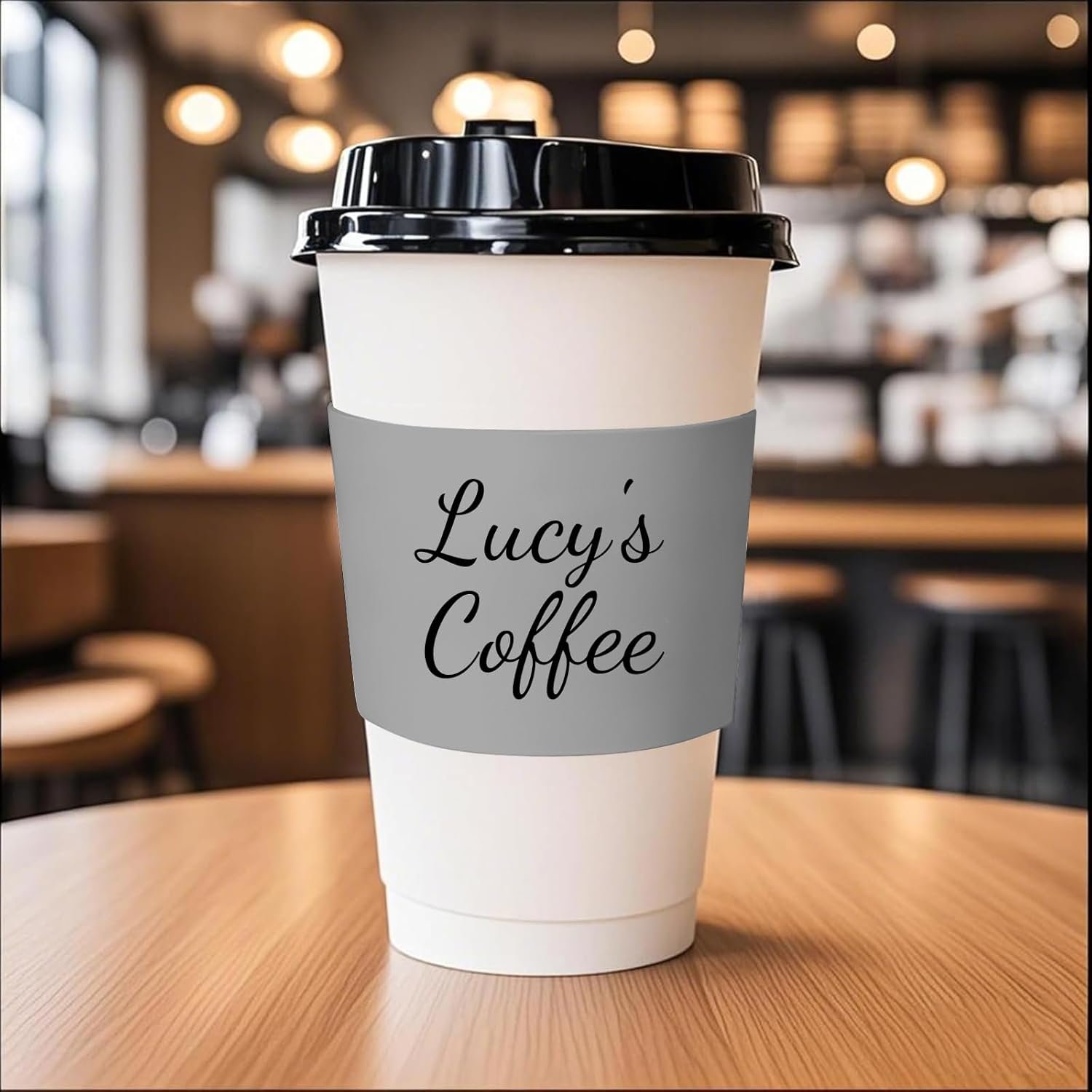 Logo Personalizado Fundas de Taza de Café Desechables para Eventos y Regalos 10-1000PCS Sleeve de Café con Marca Blanca y Personalización 30PCS Fábrica