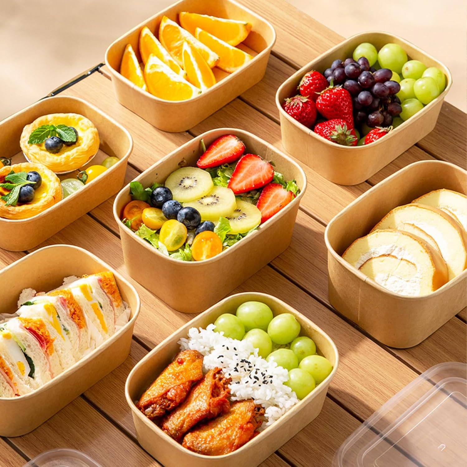 Logo Personalizado 50-Pack de Cuencos de Papel Kraft Desechables de 29oz con Tapa y Tenedores, Envases para Preparación de Comidas, Contenedores para Comida para Fiestas del Día de San Patricio, A Prueba de Microondas para Comida Caliente y Fría, Proveedor. Logo Personalizado 50-Pack de Cuencos de Papel Kraft Desechables de 29oz con Tapa y Tenedores, Envases para Preparación de Comidas, Contenedores para Comida para Fiestas del Día de San Patricio, A Prueba de Microondas para Comida Caliente y Fría, Proveedor.