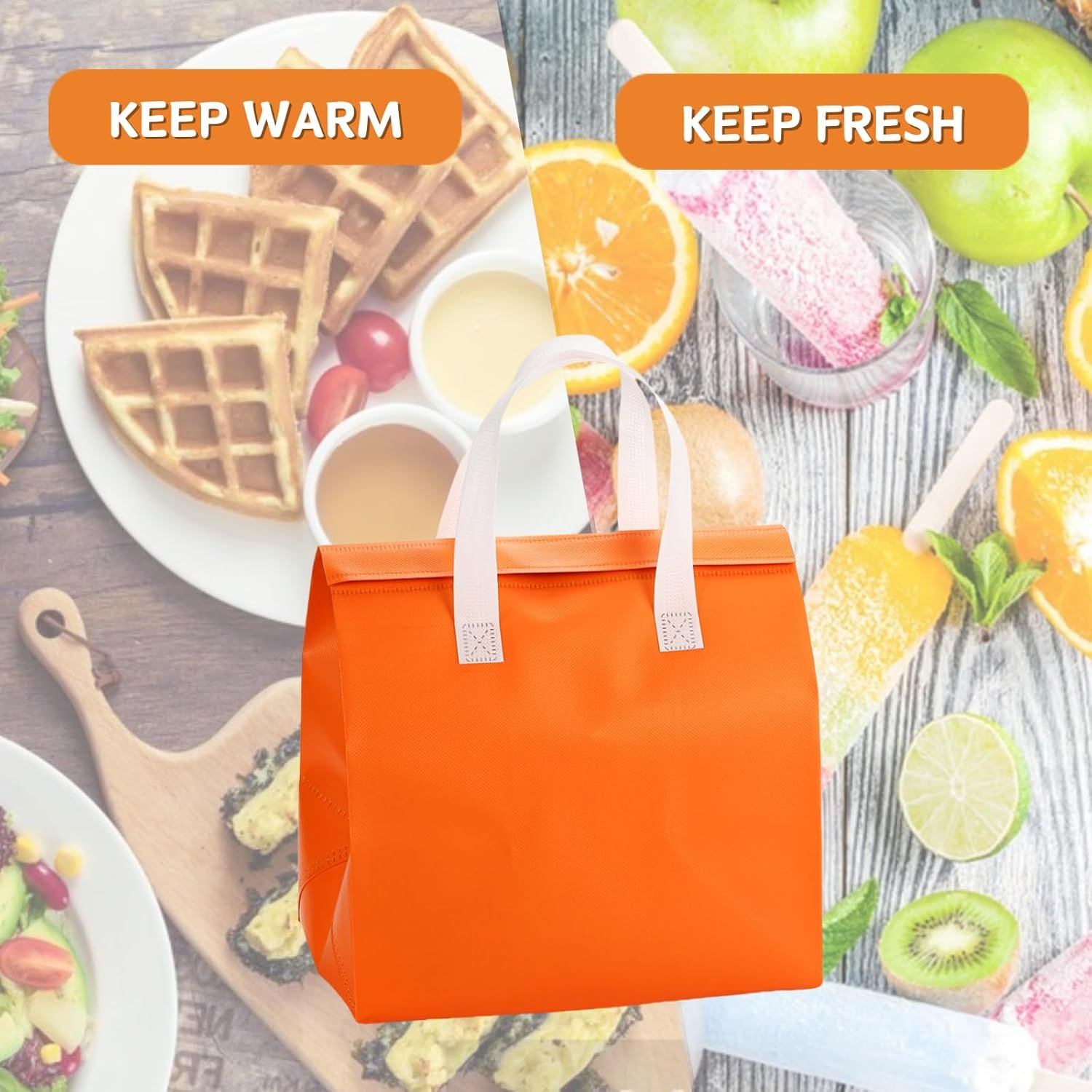 Bolsas Térmicas para Comida Personalizadas, 25 Paquetes de Bolsas Aislantes para Café y Comida, Ideal Para Entregas de Alimentos Calientes y Fríos, Marca Blanca, 9.5 x 6 x 10 Pulgadas, Proveedor de Soluciones Aislantes. Bolsas Térmicas para Comida Personalizadas, 25 Paquetes de Bolsas Aislantes para Café y Comida, Ideal Para Entregas de Alimentos Calientes y Fríos, Marca Blanca, 9.5 x 6 x 10 Pulgadas, Proveedor de Soluciones Aislantes.