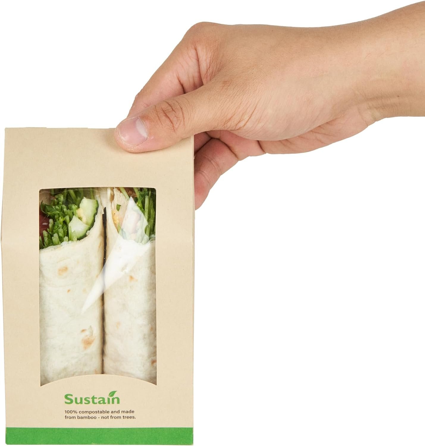 Logo Personalizado Caja de Sándwiches de Papel 50 Piezas de 5.9 x 3.7 x 2.1 Pulgadas con Ventana Transparente y Resistente a Filtraciones Ideal para Cafés y Comidas Rápidas Proveedor Logo Personalizado Caja de Sándwiches de Papel 50 Piezas de 5.9 x 3.7 x 2.1 Pulgadas con Ventana Transparente y Resistente a Filtraciones Ideal para Cafés y Comidas Rápidas Proveedor