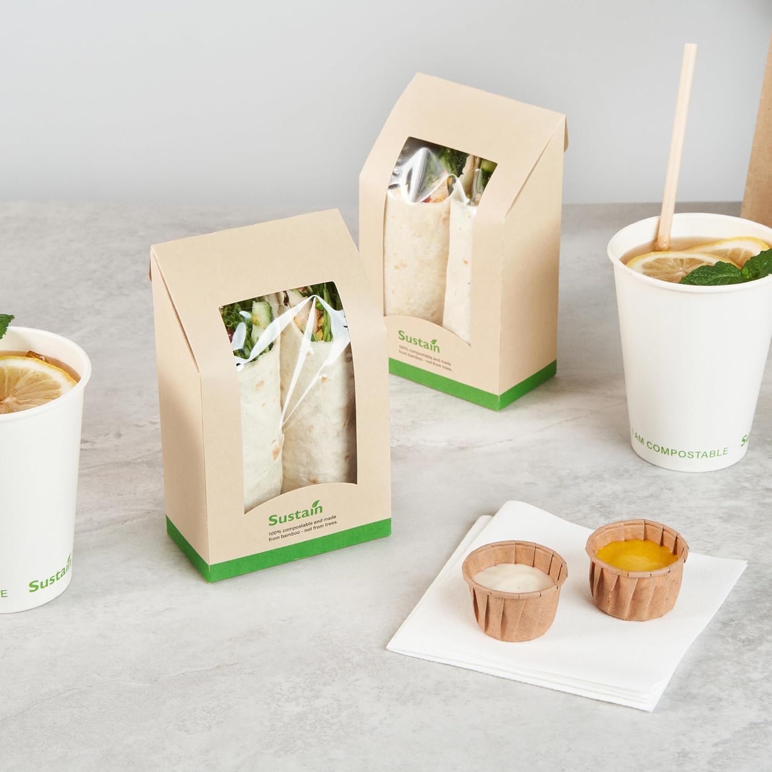 Logo Personalizado Caja de Sándwiches de Papel 50 Piezas de 5.9 x 3.7 x 2.1 Pulgadas con Ventana Transparente y Resistente a Filtraciones Ideal para Cafés y Comidas Rápidas Proveedor Logo Personalizado Caja de Sándwiches de Papel 50 Piezas de 5.9 x 3.7 x 2.1 Pulgadas con Ventana Transparente y Resistente a Filtraciones Ideal para Cafés y Comidas Rápidas Proveedor