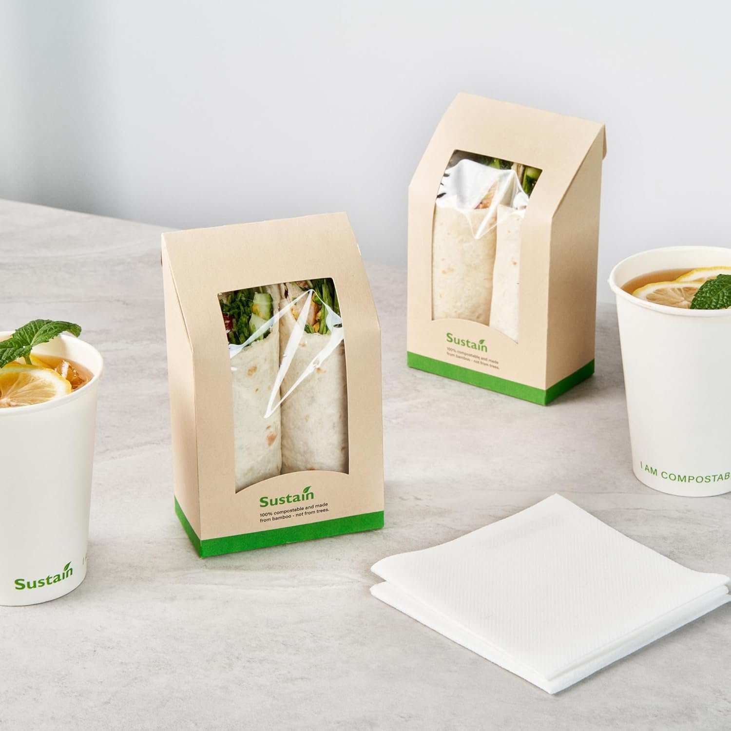 Logo Personalizado Caja de Sándwiches de Papel 50 Piezas de 5.9 x 3.7 x 2.1 Pulgadas con Ventana Transparente y Resistente a Filtraciones Ideal para Cafés y Comidas Rápidas Proveedor Logo Personalizado Caja de Sándwiches de Papel 50 Piezas de 5.9 x 3.7 x 2.1 Pulgadas con Ventana Transparente y Resistente a Filtraciones Ideal para Cafés y Comidas Rápidas Proveedor