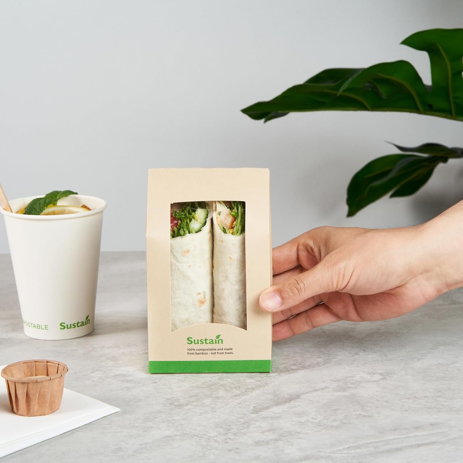 Logo Personalizado Caja de Sándwiches de Papel 50 Piezas de 5.9 x 3.7 x 2.1 Pulgadas con Ventana Transparente y Resistente a Filtraciones Ideal para Cafés y Comidas Rápidas Proveedor Logo Personalizado Caja de Sándwiches de Papel 50 Piezas de 5.9 x 3.7 x 2.1 Pulgadas con Ventana Transparente y Resistente a Filtraciones Ideal para Cafés y Comidas Rápidas Proveedor