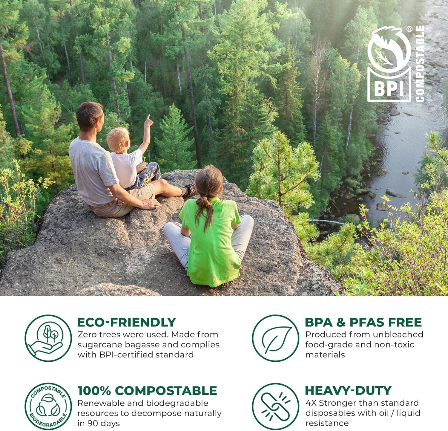 Contenedores de Comida Biodegradables 8x8