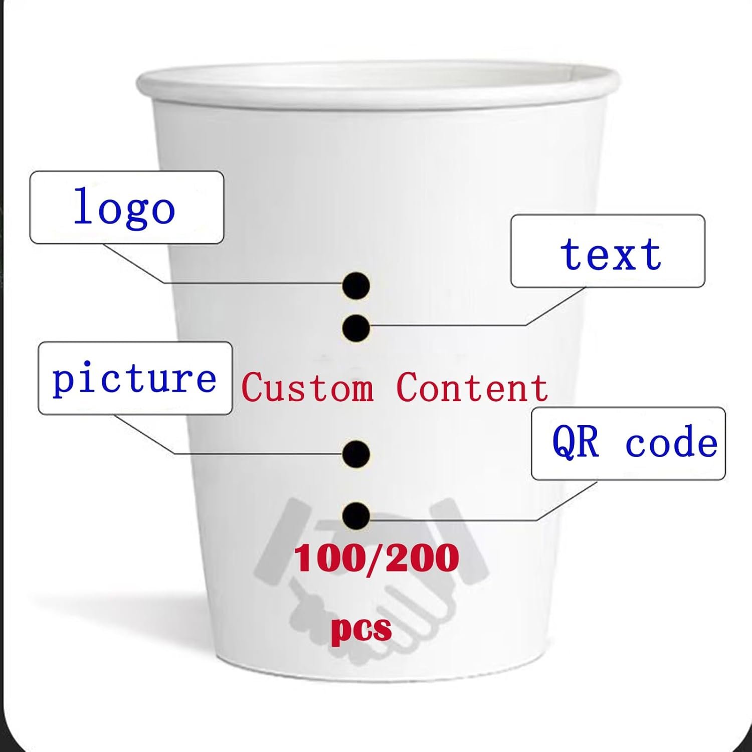 Tazones de Papel Personalizados con Logo, 100 PZS de 7/9/10/12 oz, Vasos Desechables Personalizados para Oficina, Fiestas de Navidad y Bodas, Marca Blanca de Fábrica. Tazones de Papel Personalizados con Logo, 100 PZS de 7/9/10/12 oz, Vasos Desechables Personalizados para Oficina, Fiestas de Navidad y Bodas, Marca Blanca de Fábrica.