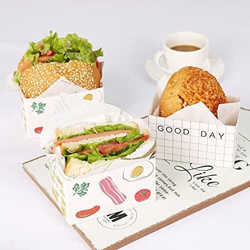 Contenedores de Comida para Llevar, Cajas para Sándwich con Logo Personalizado (50 Unidades) - Envases para Hot Dog, Donut y Waffles, Ideal para Picnic y Fiesta - Proveedor de Marca Blanca. Contenedores de Comida para Llevar, Cajas para Sándwich con Logo Personalizado (50 Unidades) - Envases para Hot Dog, Donut y Waffles, Ideal para Picnic y Fiesta - Proveedor de Marca Blanca.