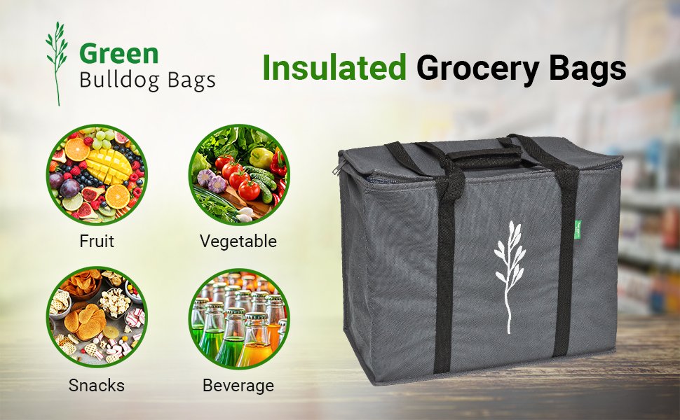 Bolsas térmicas reutilizables personalizadas con logo – Pack de 2, foldables, ideales para uso diario, compras, entregas de alimentos – 16”x9”x13”, marca blanca de fábrica. Bolsas térmicas reutilizables personalizadas con logo – Pack de 2, foldables, ideales para uso diario, compras, entregas de alimentos – 16”x9”x13”, marca blanca de fábrica.