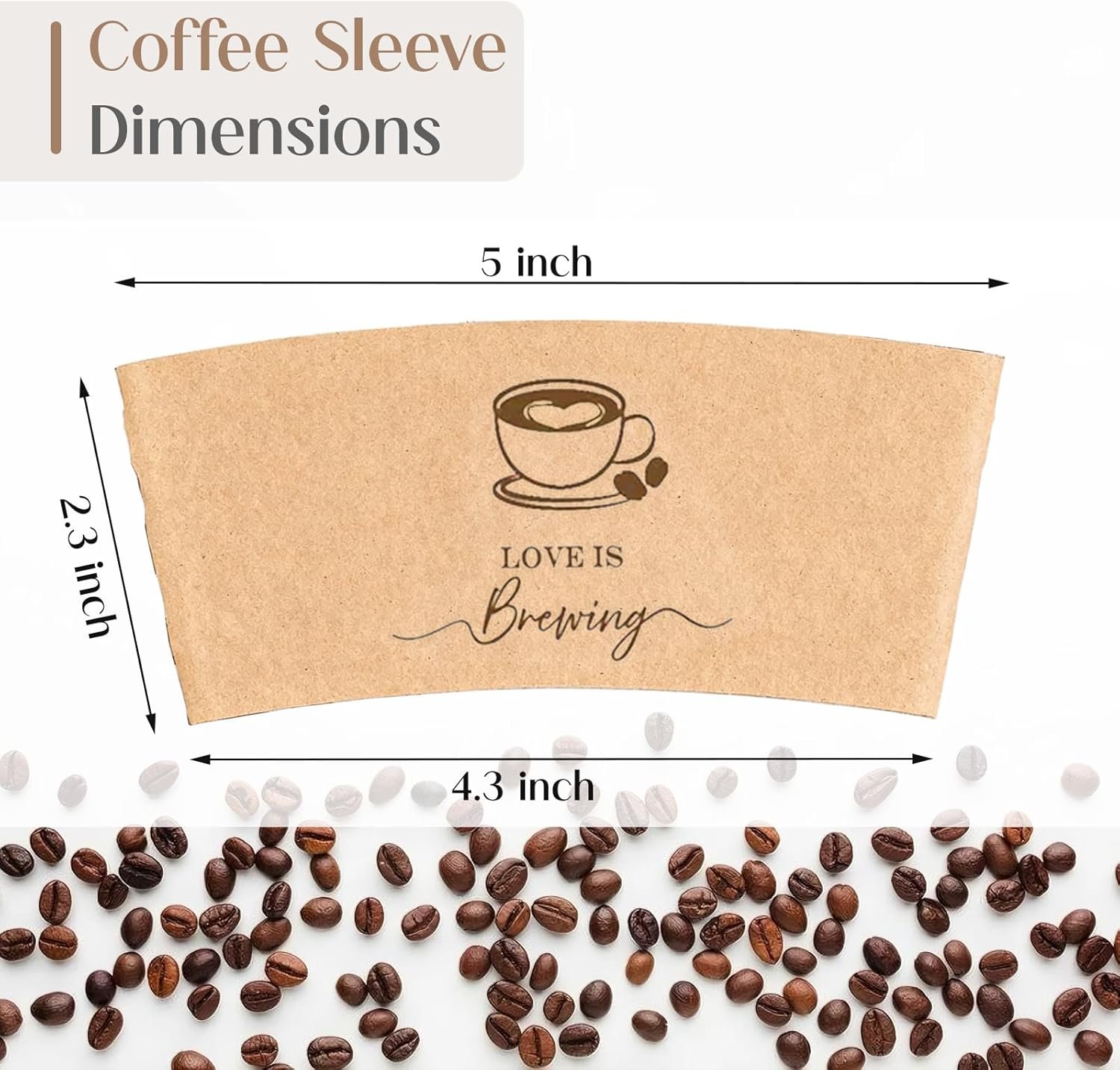 Logo Personalizado para mangas de café, manguitos desechables blancos o kraft, mangas de papel personalizadas para eventos, regalo de fiesta, boda, baby shower, aniversario 20/30/50/100pcs, Fabricante. Logo Personalizado para mangas de café, manguitos desechables blancos o kraft, mangas de papel personalizadas para eventos, regalo de fiesta, boda, baby shower, aniversario 20/30/50/100pcs, Fabricante.