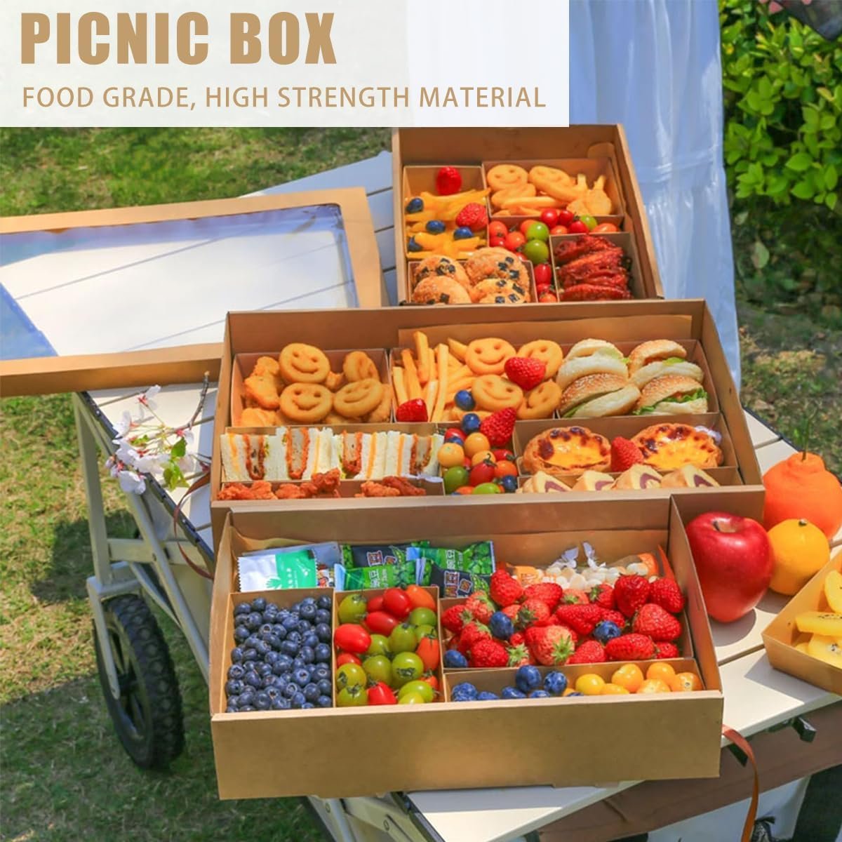 Logo Personalizado 10 Cajas Grandes para Pastelería con Ventana, 22x9.8x3.15 Pulgadas, Cajas de Cartón para Galletas, Marca Blanca para Regalos, Hornear Pasteles, Muffins y Postres, Proveedor de Empaques.