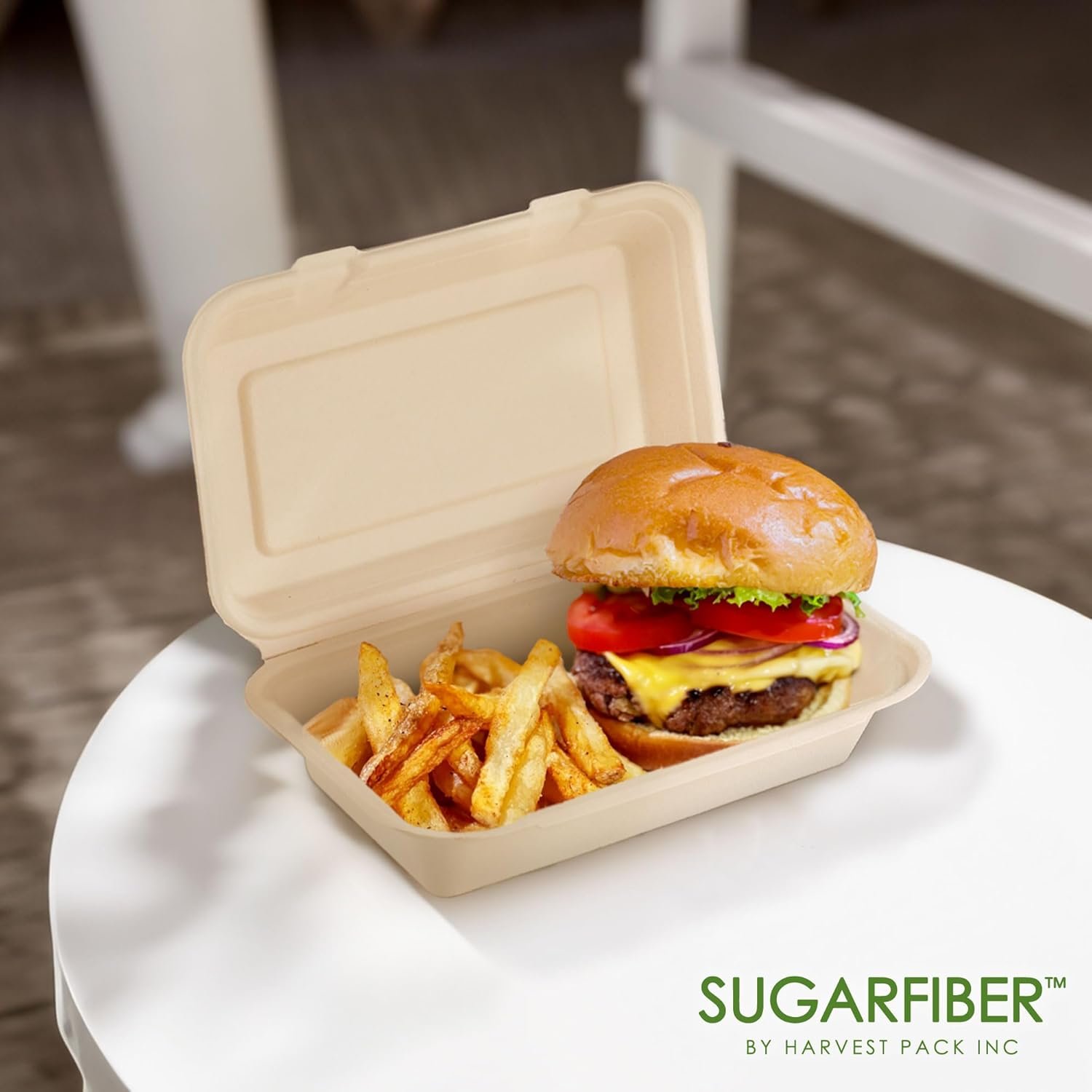 Logo Personalizado Envases Compostables de 50 Unidades 9 x 6