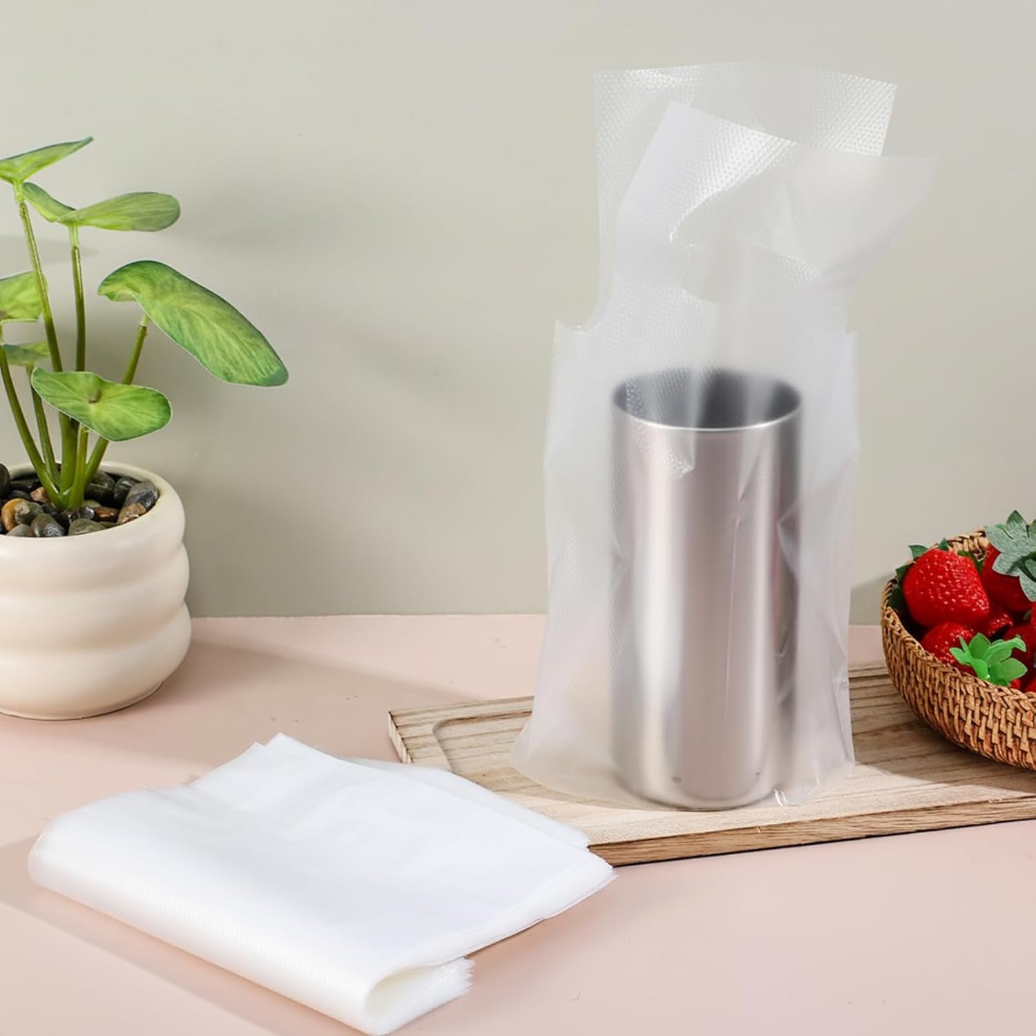 Bolsas Portavasos de Plástico Transparentes de 11x6 Pulgadas con Mango para Café, Té, Jugo, Entrega y Comida para Llevar - Logo Personalizado, Marca Blanca, Proveedor Bolsas Portavasos de Plástico Transparentes de 11x6 Pulgadas con Mango para Café, Té, Jugo, Entrega y Comida para Llevar - Logo Personalizado, Marca Blanca, Proveedor