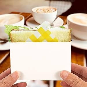 Cajas de Empaque para Sándwich con Logo Personalizado, 200 Pcs de Cajas de Papel para Comida para Llevar, Bandeja para Pan Tostado para Restaurante, Picnic y Fiesta, Proveedor de Calidad