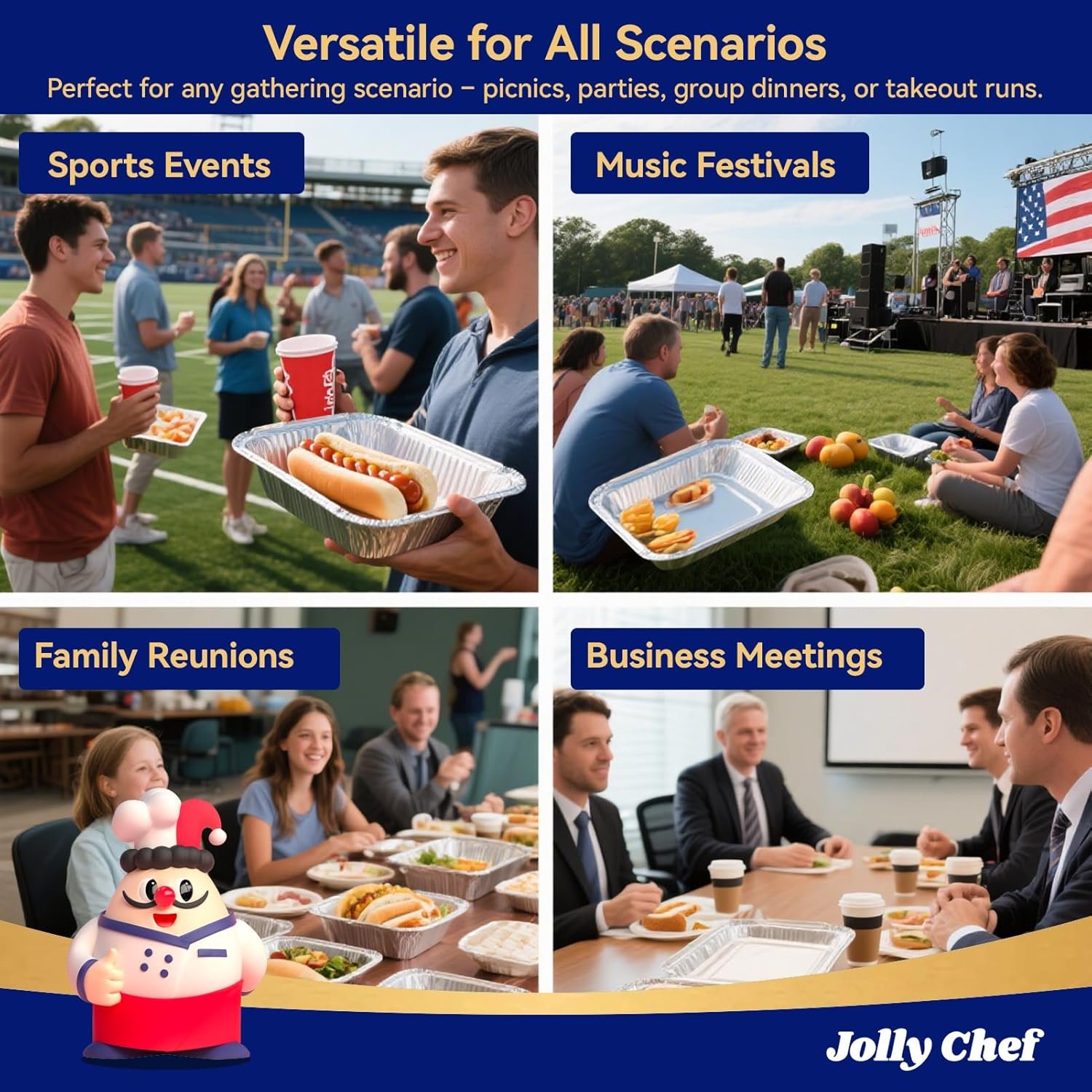 Logo Personalizado Sartenes de Aluminio 9x13 con Tapas (Paquete de 25) - Contenedores de Aluminio Desechables para Cocinar, Calentar, Almacenar y Preparar Alimentos - Marca Blanca de Fábrica para Thanksgiving, Navidad y Fiestas Logo Personalizado Sartenes de Aluminio 9x13 con Tapas (Paquete de 25) - Contenedores de Aluminio Desechables para Cocinar, Calentar, Almacenar y Preparar Alimentos - Marca Blanca de Fábrica para Thanksgiving, Navidad y Fiestas