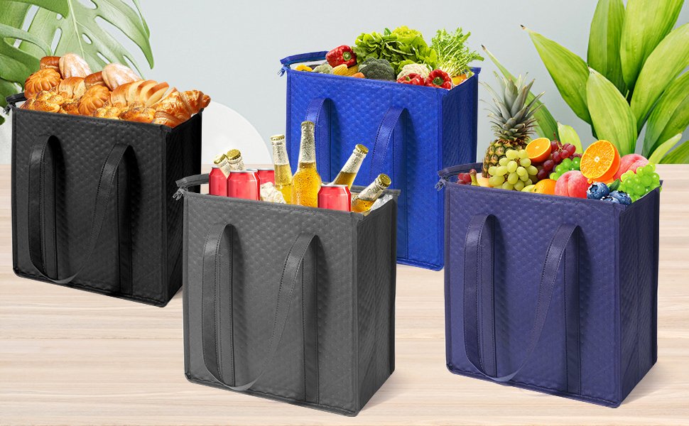 Bolsas de Compras Térmicas con Cierre Superior para Alimentos Congelados Personalizadas con Logo, Solución Ideal para el Comercio, Proveedor de Fábrica Bolsas de Compras Térmicas con Cierre Superior para Alimentos Congelados Personalizadas con Logo, Solución Ideal para el Comercio, Proveedor de Fábrica