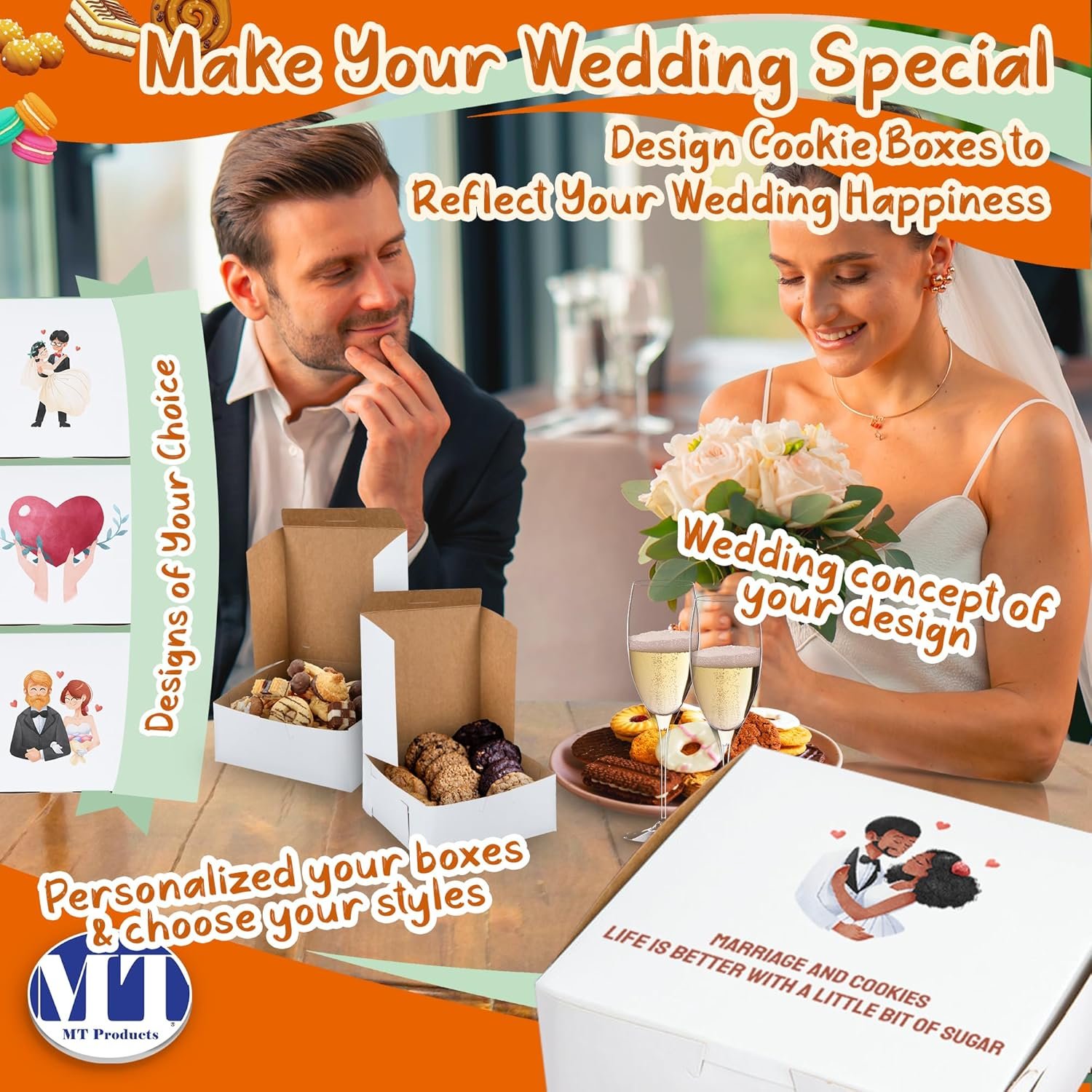 Logo Personalizado Cajas de pastelería impresas a medida - 6