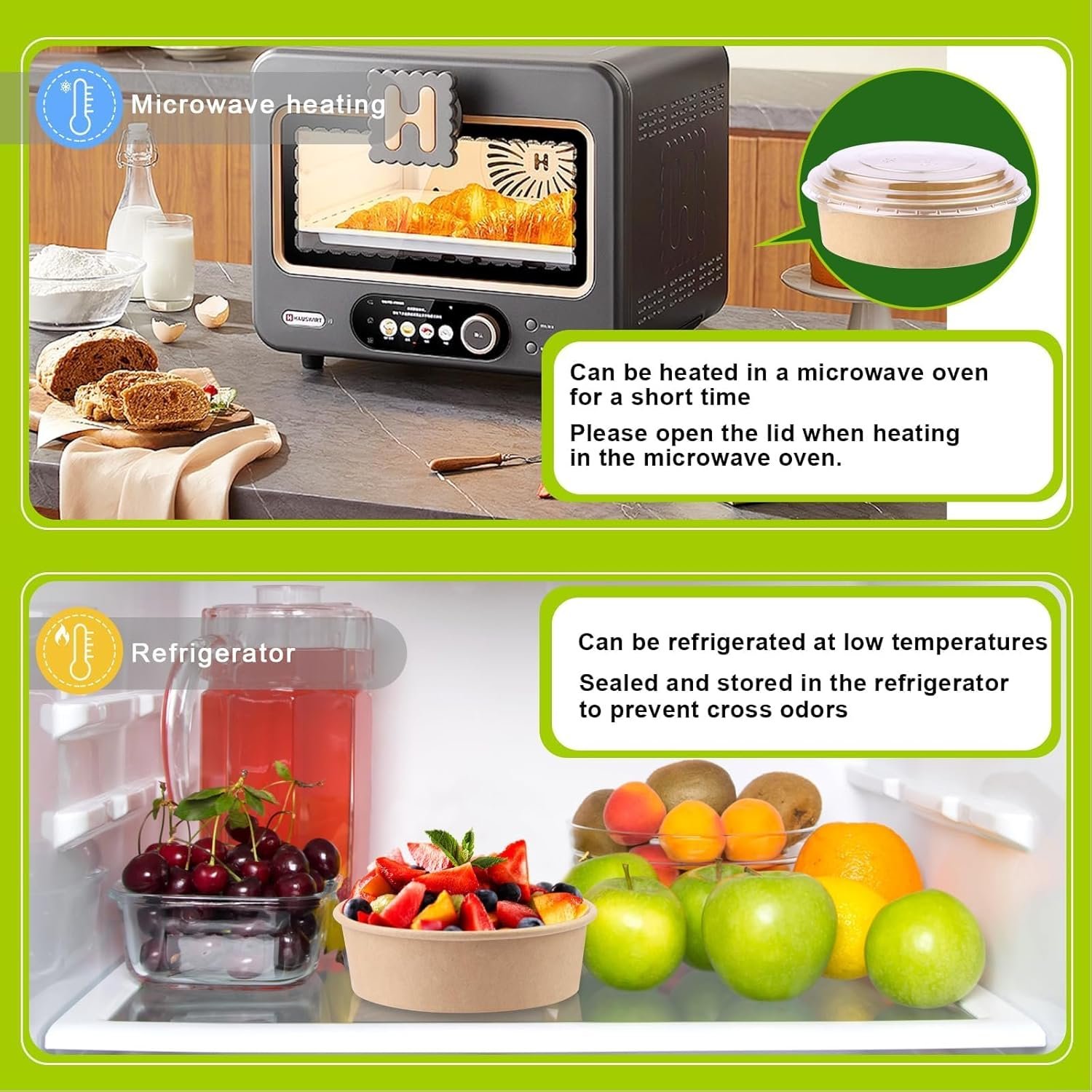 Logo Personalizado 50 piezas tazones desechables de papel kraft de 17 oz, envases de comida desechables con tapas para ensaladas dietéticas, helados, yogur y comida para fiestas, Marca Blanca de Fábrica para eventos. Logo Personalizado 50 piezas tazones desechables de papel kraft de 17 oz, envases de comida desechables con tapas para ensaladas dietéticas, helados, yogur y comida para fiestas, Marca Blanca de Fábrica para eventos.