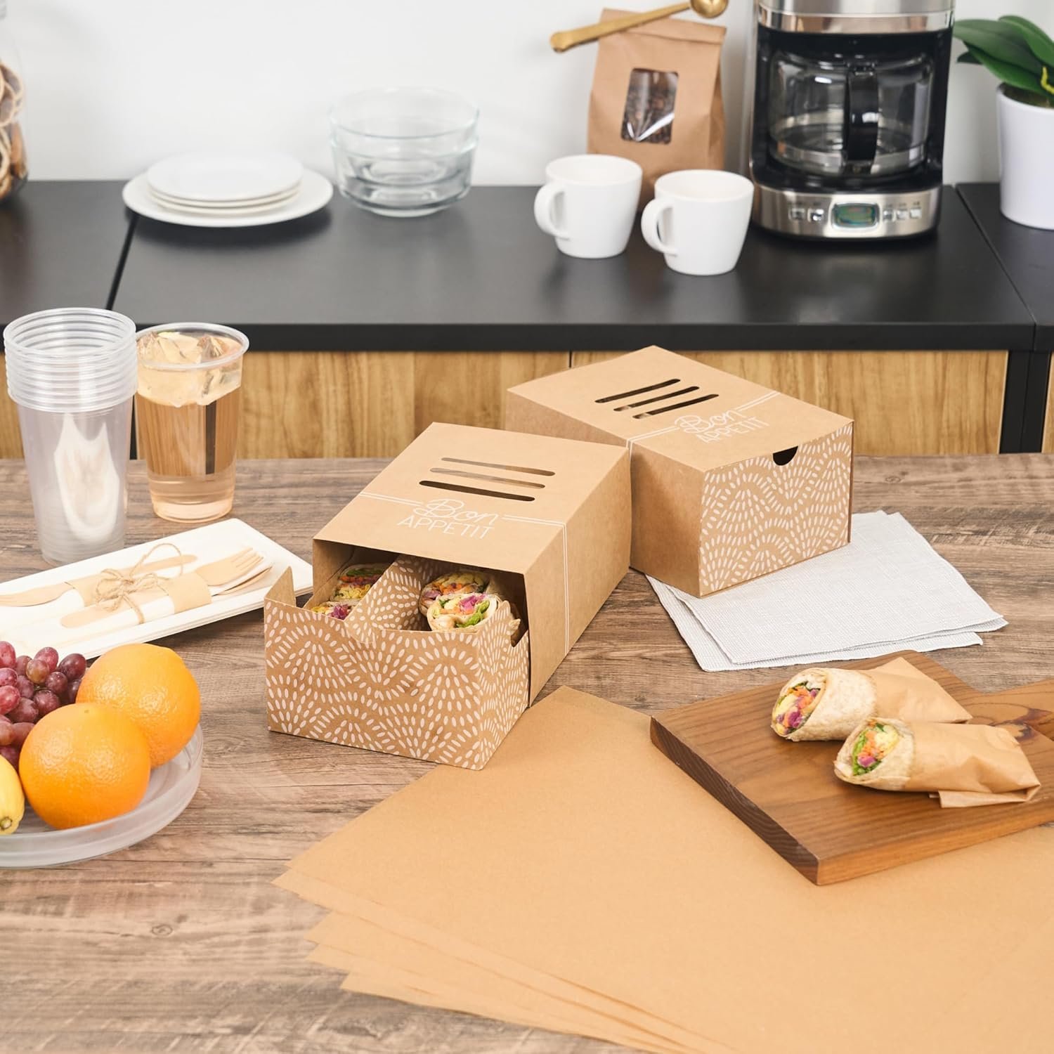 Logo Personalizado Cajas de Cartón para Sándwiches Desechables 100 Unidades 8.3 x 5.7 x 3.7 Pulgadas Marca Blanca Proveedor de Envases Alimentarios Logo Personalizado Cajas de Cartón para Sándwiches Desechables 100 Unidades 8.3 x 5.7 x 3.7 Pulgadas Marca Blanca Proveedor de Envases Alimentarios