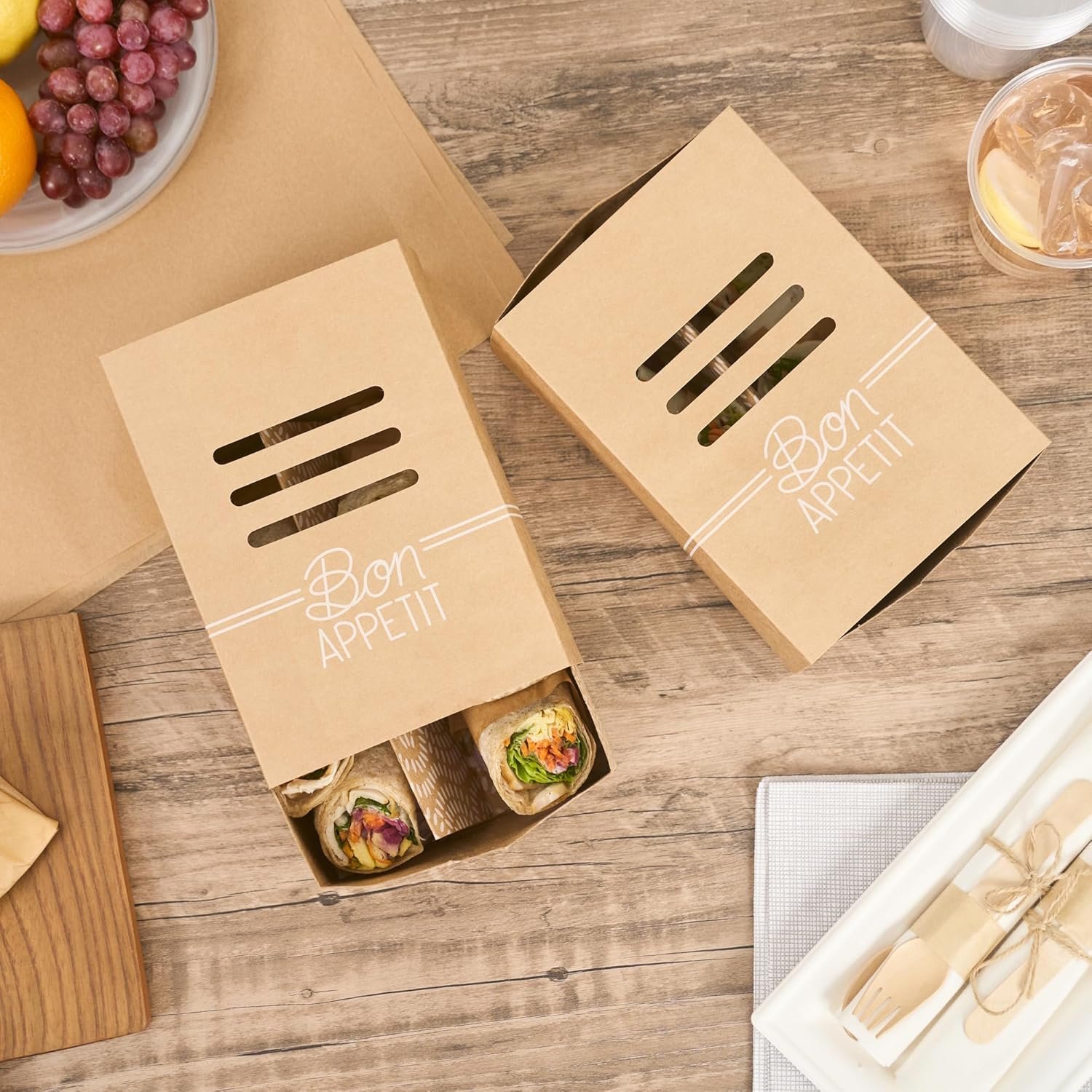 Logo Personalizado Cajas de Cartón para Sándwiches Desechables 100 Unidades 8.3 x 5.7 x 3.7 Pulgadas Marca Blanca Proveedor de Envases Alimentarios Logo Personalizado Cajas de Cartón para Sándwiches Desechables 100 Unidades 8.3 x 5.7 x 3.7 Pulgadas Marca Blanca Proveedor de Envases Alimentarios