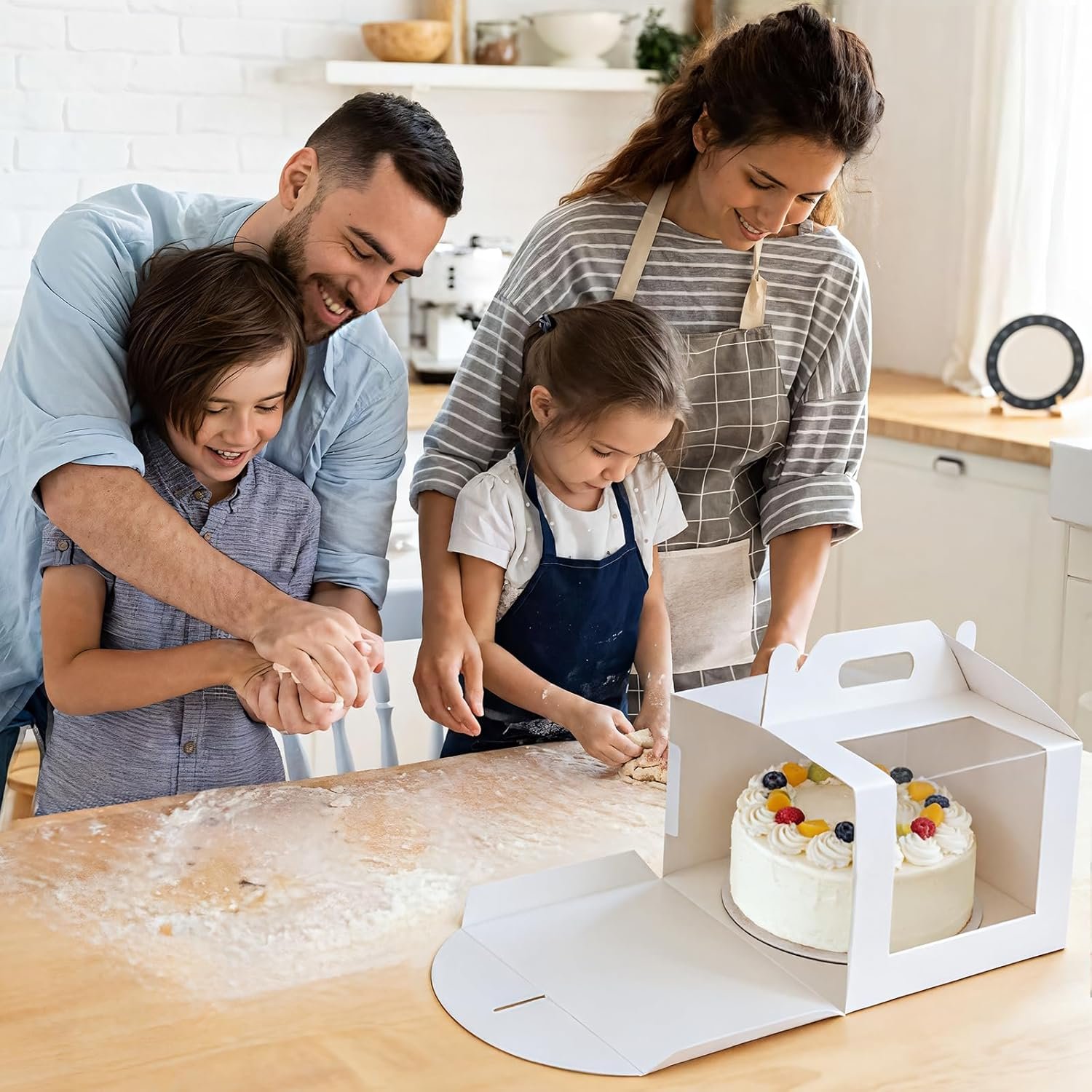 Cajas de pastel con logo personalizado, 10 piezas de 10 pulgadas con asa, caja alta de 10x10x8 pulgadas con ventana para pasteles de varios pisos, recipiente para llevar de panadería, cajas grandes blancas para bodas, cumpleaños y fiestas, proveedor confiable. Cajas de pastel con logo personalizado, 10 piezas de 10 pulgadas con asa, caja alta de 10x10x8 pulgadas con ventana para pasteles de varios pisos, recipiente para llevar de panadería, cajas grandes blancas para bodas, cumpleaños y fiestas, proveedor confiable.