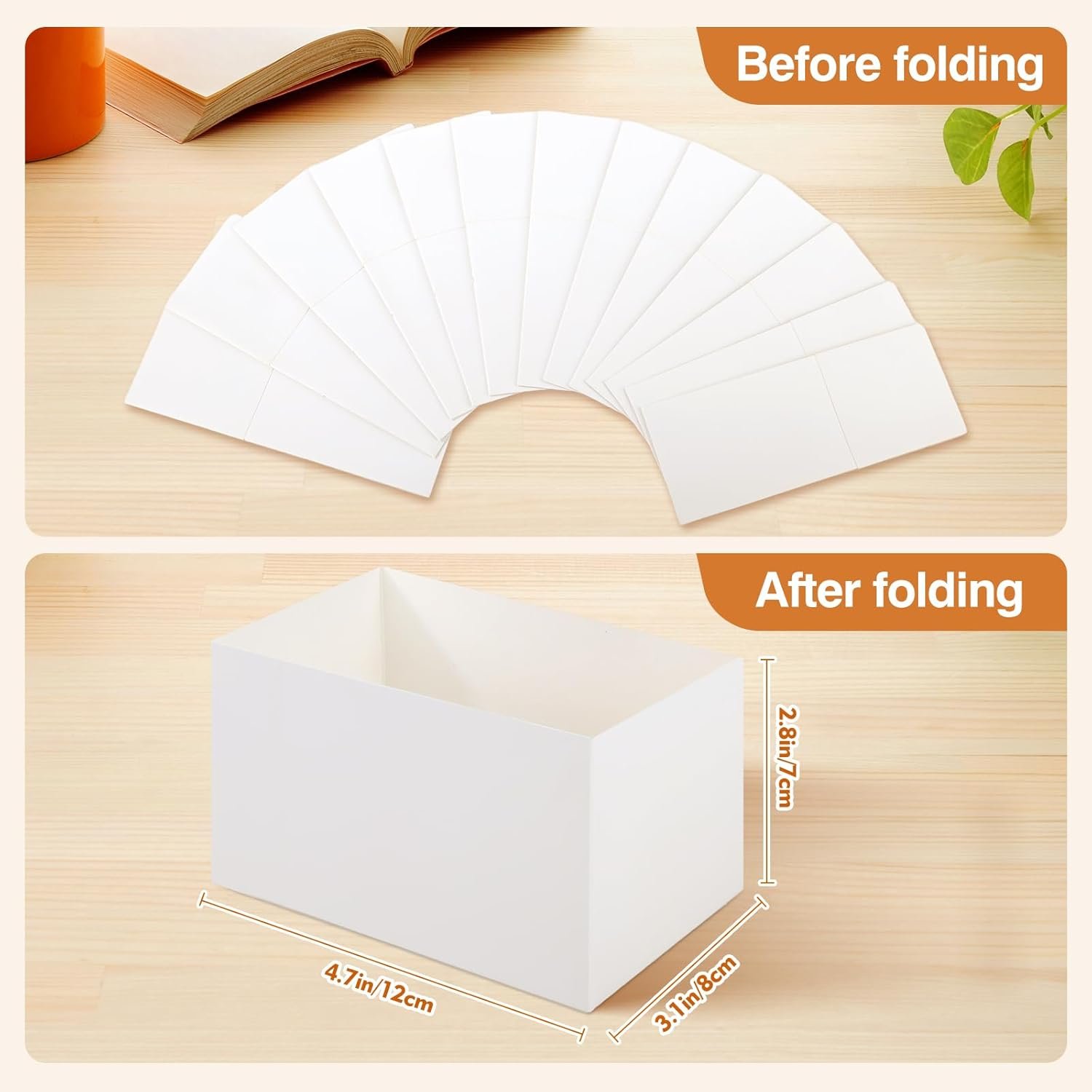 Cajas de sándwich y pasteles para llevar de 60 piezas con Logo Personalizado, dimensiones 4.7x3.1x2.8 pulgadas, ideales para tostadas, donas y hamburguesas, disponibles a través de nuestro Proveedor.