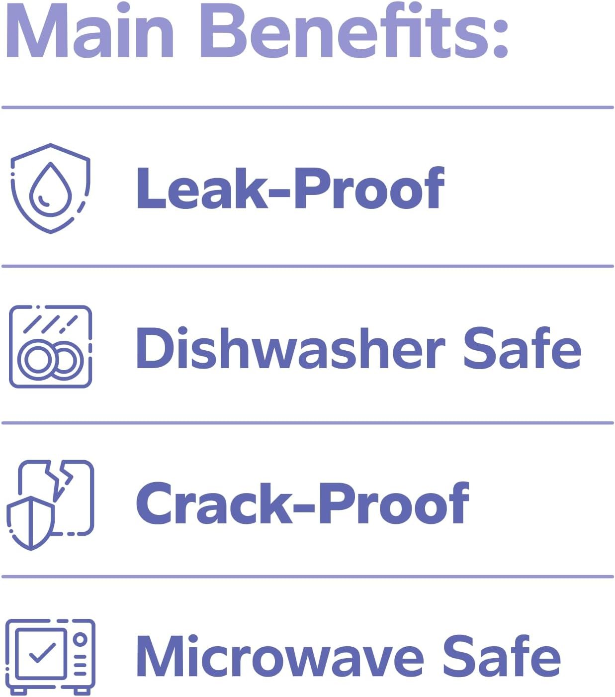 Contenedores de Almacenamiento de Alimentos Descartables de 16 oz con Tapa Hermética y Logo Personalizado - 48 Sets - Proveedor Fábrica Marca Blanca