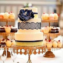 Caja de pastel alta con 6 ventanas, transportador de pastel de 12x12x14, caja para pastel de capas ideal para pasteles de 10