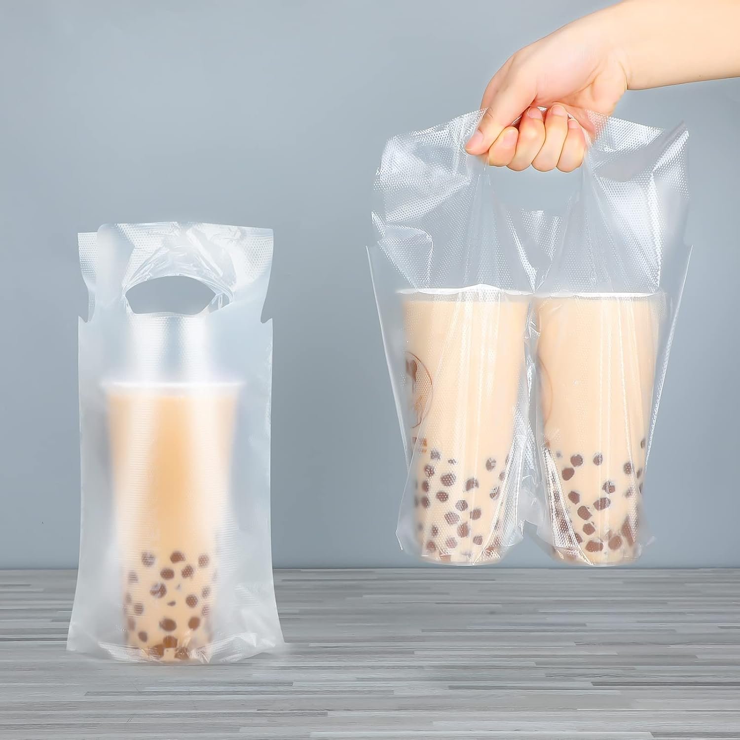 Logo Personalizado Bolsas de Plástico Transparentes para Bebidas 200 Piezas, Soporte para Copas de 2 y 1 Taza con Orificio para Colgar, 6.3 x 10.2 y 12.2 x 10.2 Pulgadas, Proveedor de Marca Blanca Logo Personalizado Bolsas de Plástico Transparentes para Bebidas 200 Piezas, Soporte para Copas de 2 y 1 Taza con Orificio para Colgar, 6.3 x 10.2 y 12.2 x 10.2 Pulgadas, Proveedor de Marca Blanca