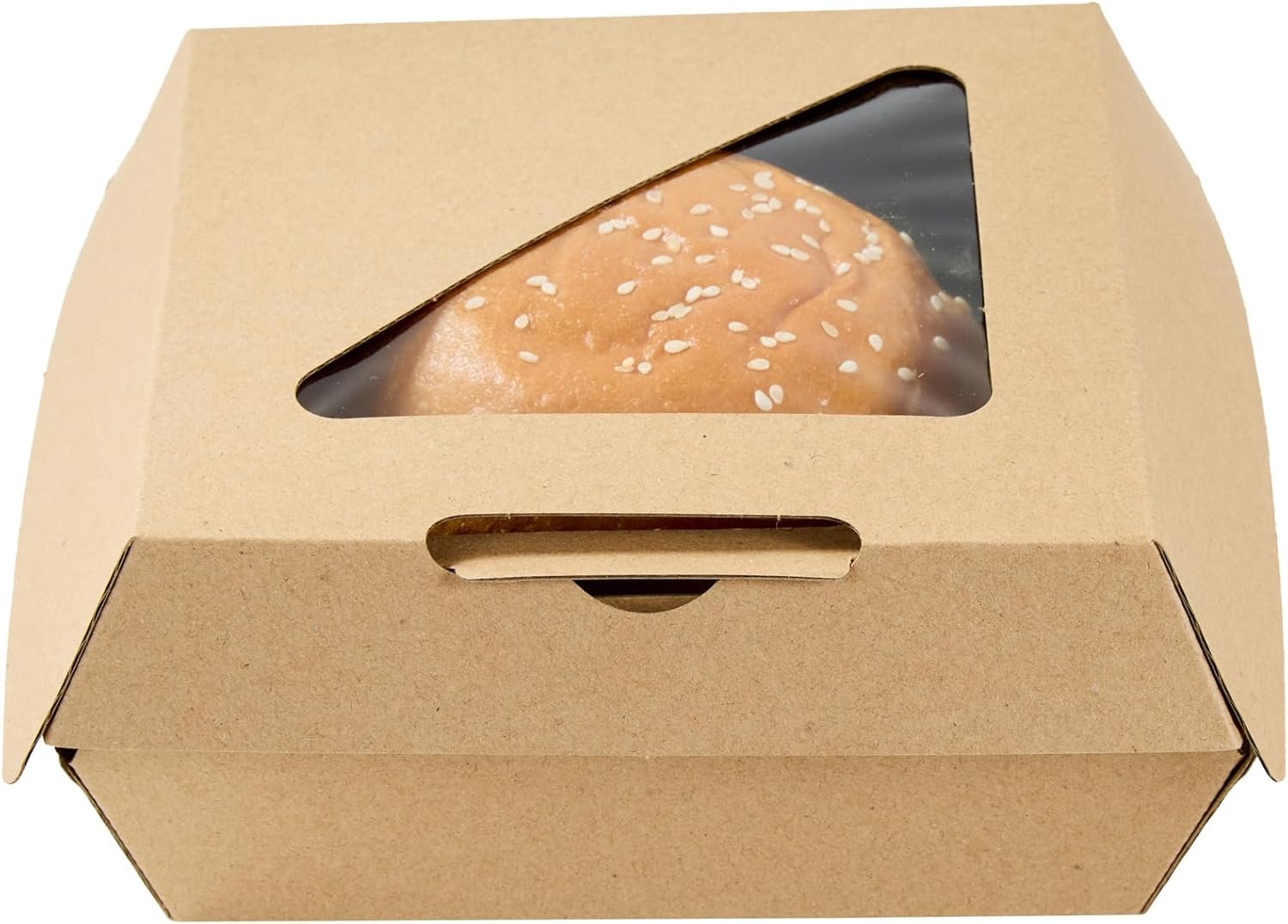 Logo Personalizado Caja de Comida desechable 100 Unidades 5.41 x 5.5 x 2.63 Pulgadas Kraft Corrugado Resistente a Grasas para Hamburguesas y Sándwiches, Proveedor de Marca Blanca. Logo Personalizado Caja de Comida desechable 100 Unidades 5.41 x 5.5 x 2.63 Pulgadas Kraft Corrugado Resistente a Grasas para Hamburguesas y Sándwiches, Proveedor de Marca Blanca.