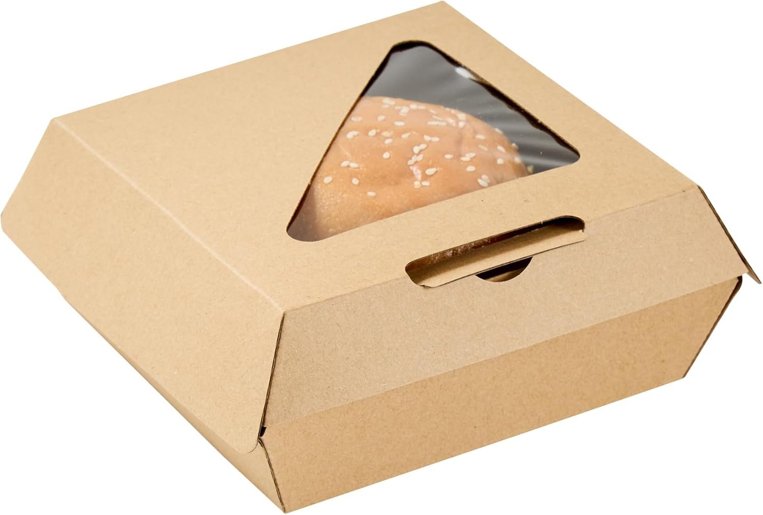 Logo Personalizado Caja de Comida desechable 100 Unidades 5.41 x 5.5 x 2.63 Pulgadas Kraft Corrugado Resistente a Grasas para Hamburguesas y Sándwiches, Proveedor de Marca Blanca. Logo Personalizado Caja de Comida desechable 100 Unidades 5.41 x 5.5 x 2.63 Pulgadas Kraft Corrugado Resistente a Grasas para Hamburguesas y Sándwiches, Proveedor de Marca Blanca.